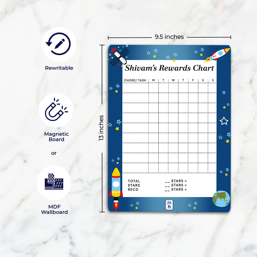 Personlised Kids Reward Chart