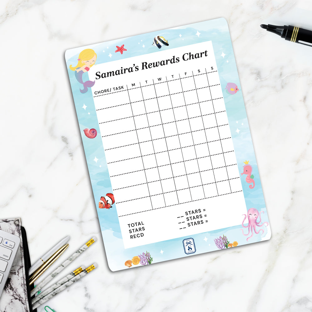 Personlised Kids Reward Chart