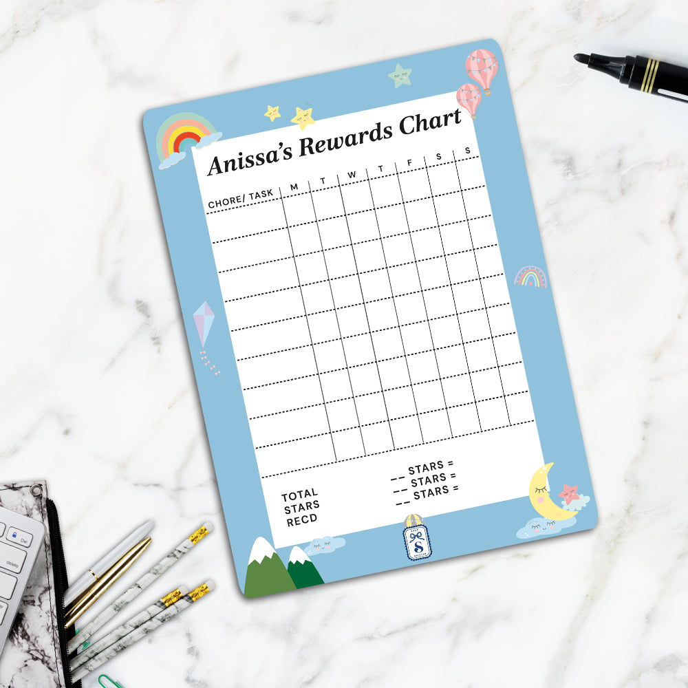 Personlised Kids Reward Chart