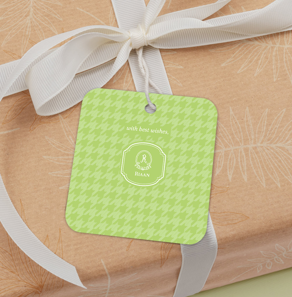 Houndstooth Gift Tag