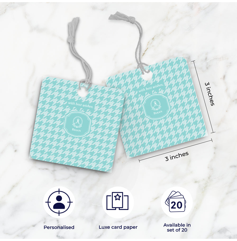 Houndstooth Gift Tag