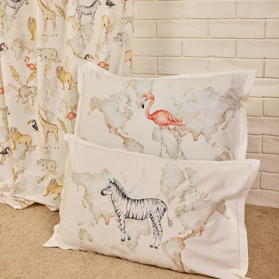 Baby It's A Wild World Main Print Pillow Cover