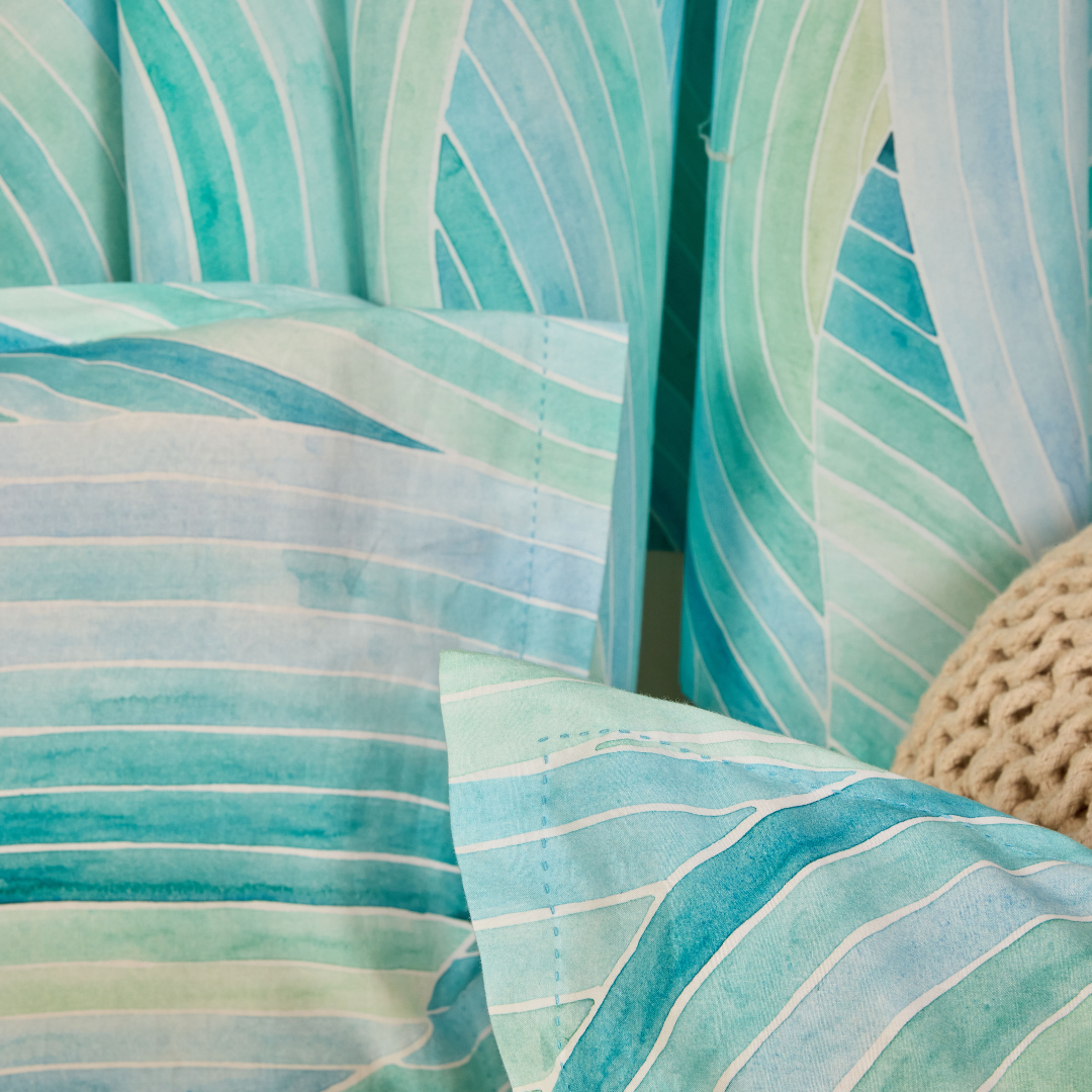 Mariitime Magic Cord Print Pillow Cover