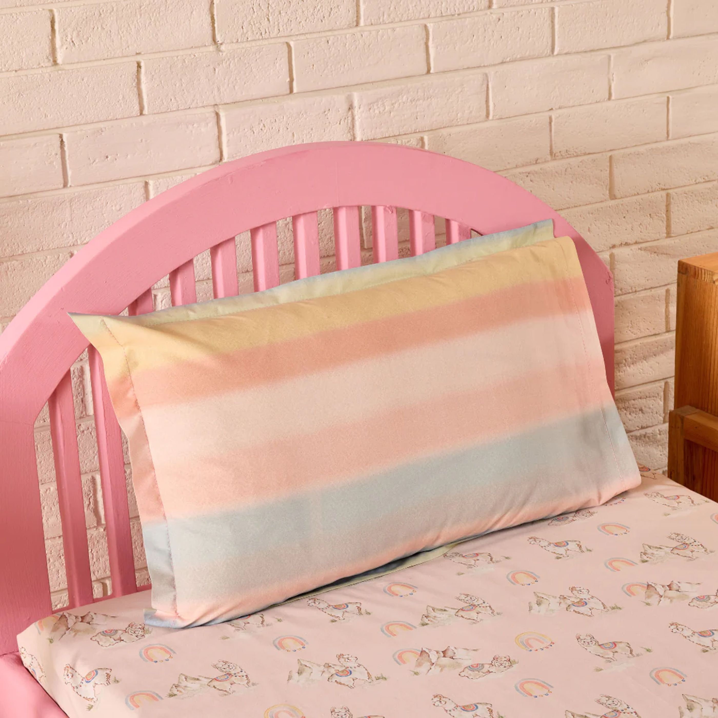 Ooh la llama Cord Print Pillow Cover