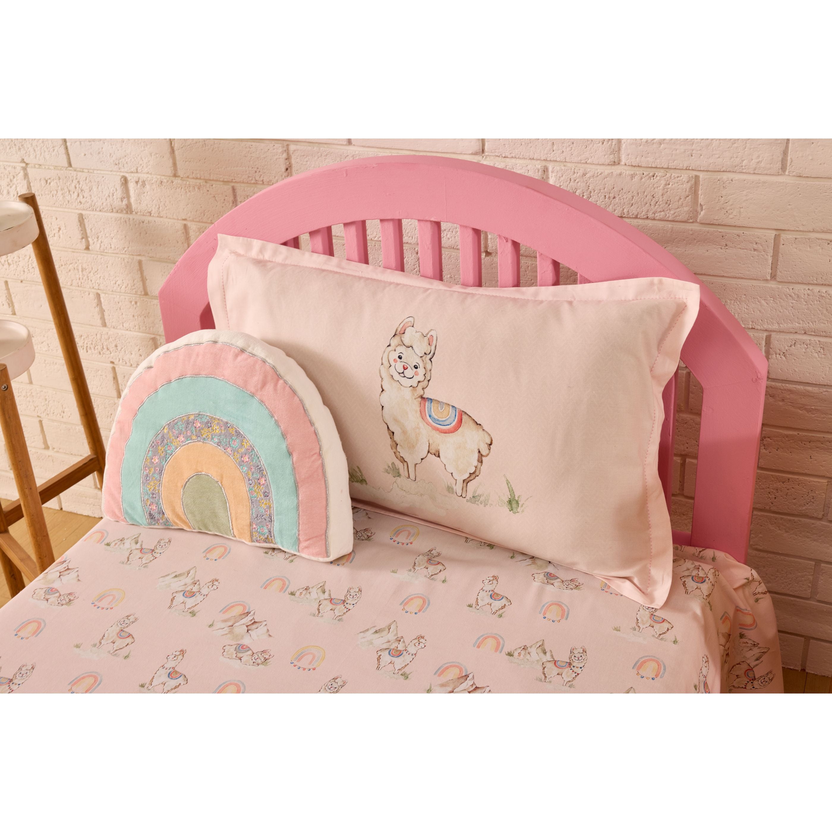 Ooh La Llama Main Print Pillow Cover