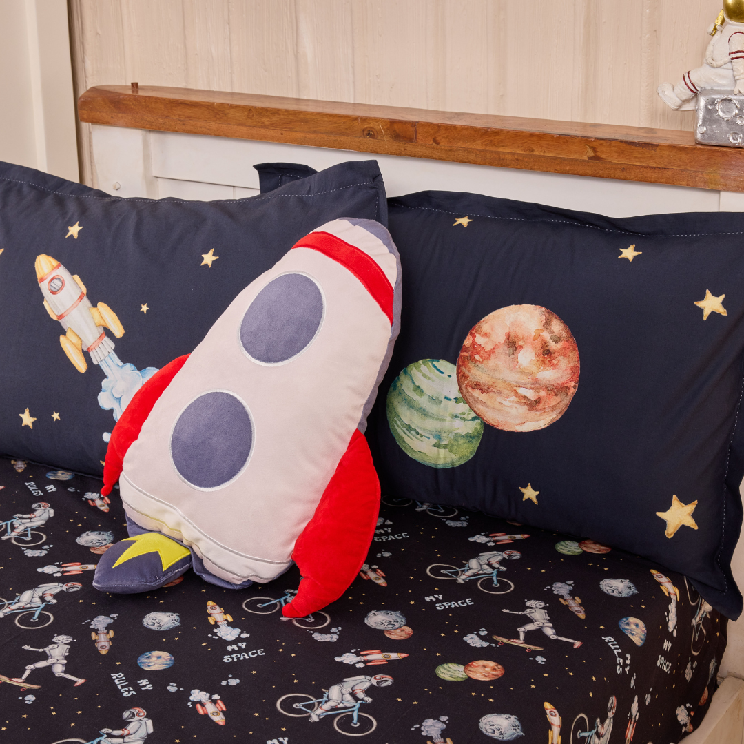 To The Moon And Back Main Print Pillow Cover