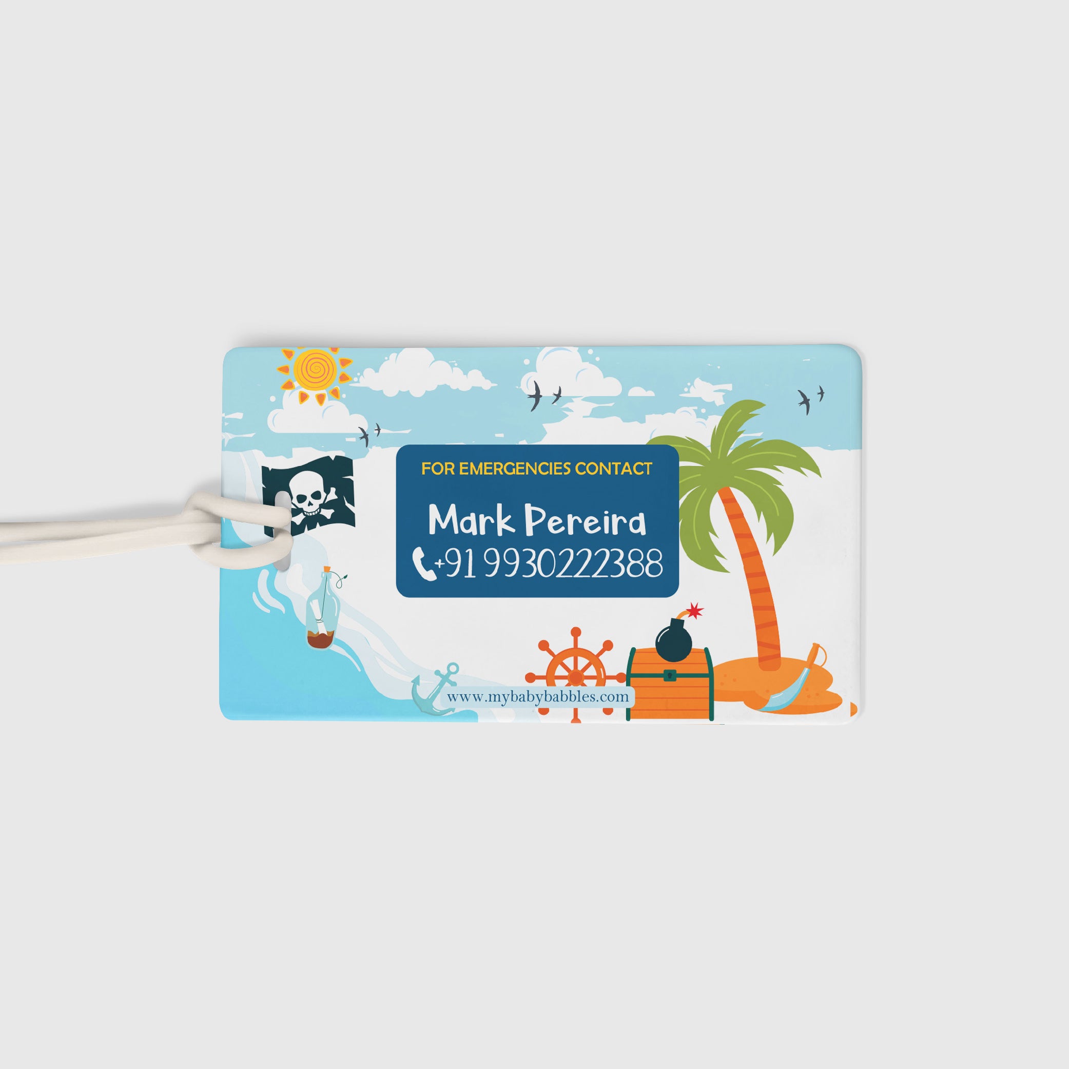 Marine Luggage Tags - Set Of 2