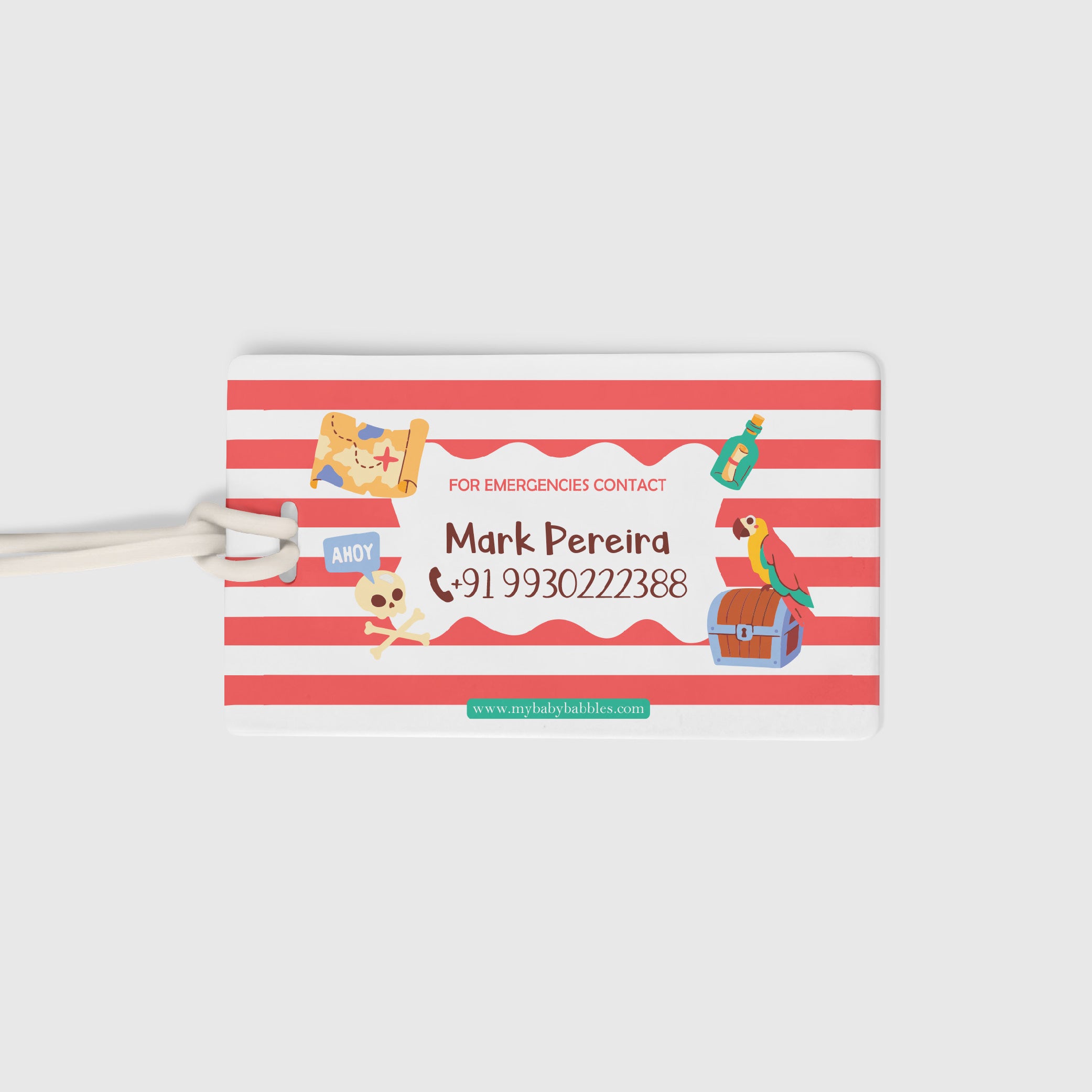 Marine Luggage Tags - Set Of 2