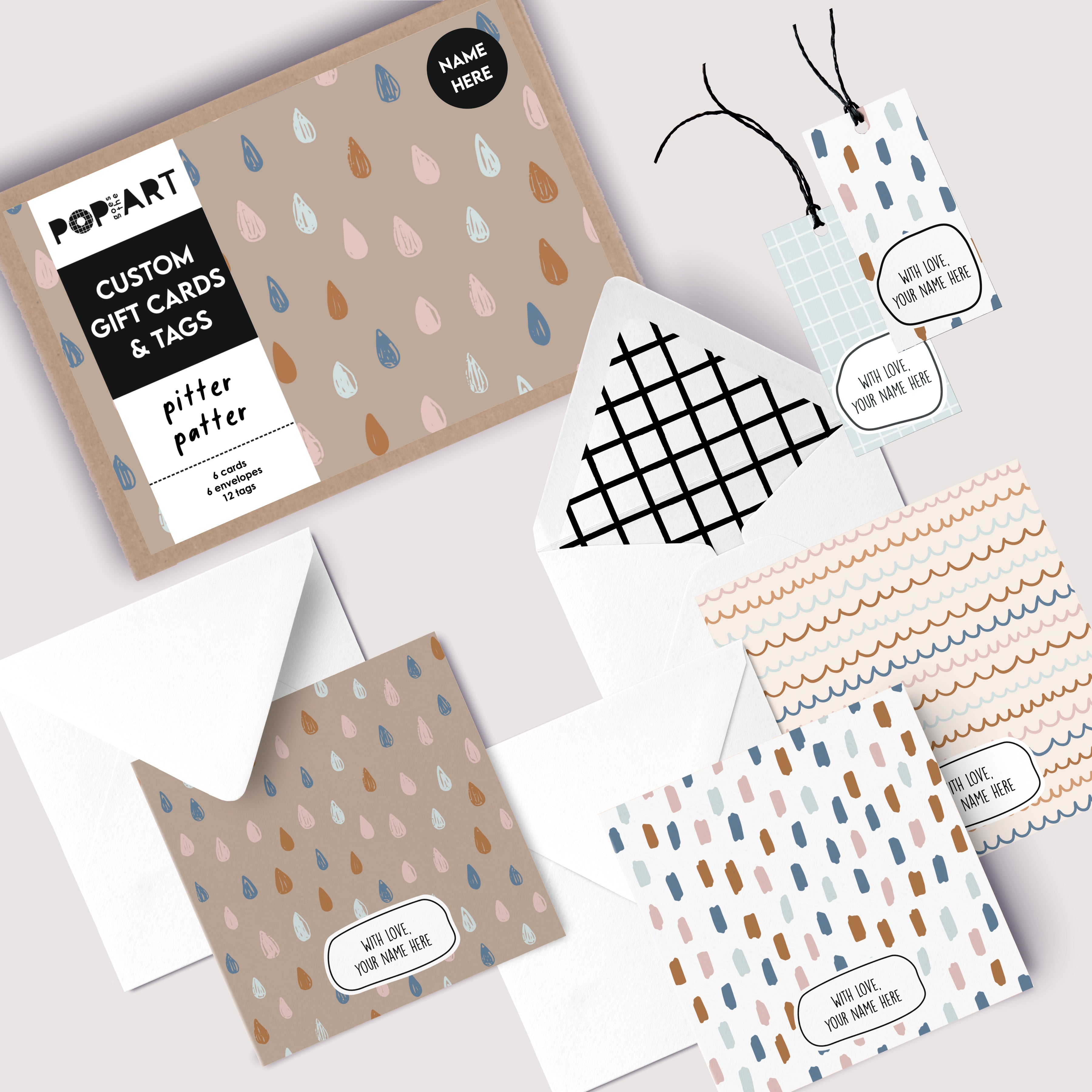 Gift Cards & Tags | Pitter Patter