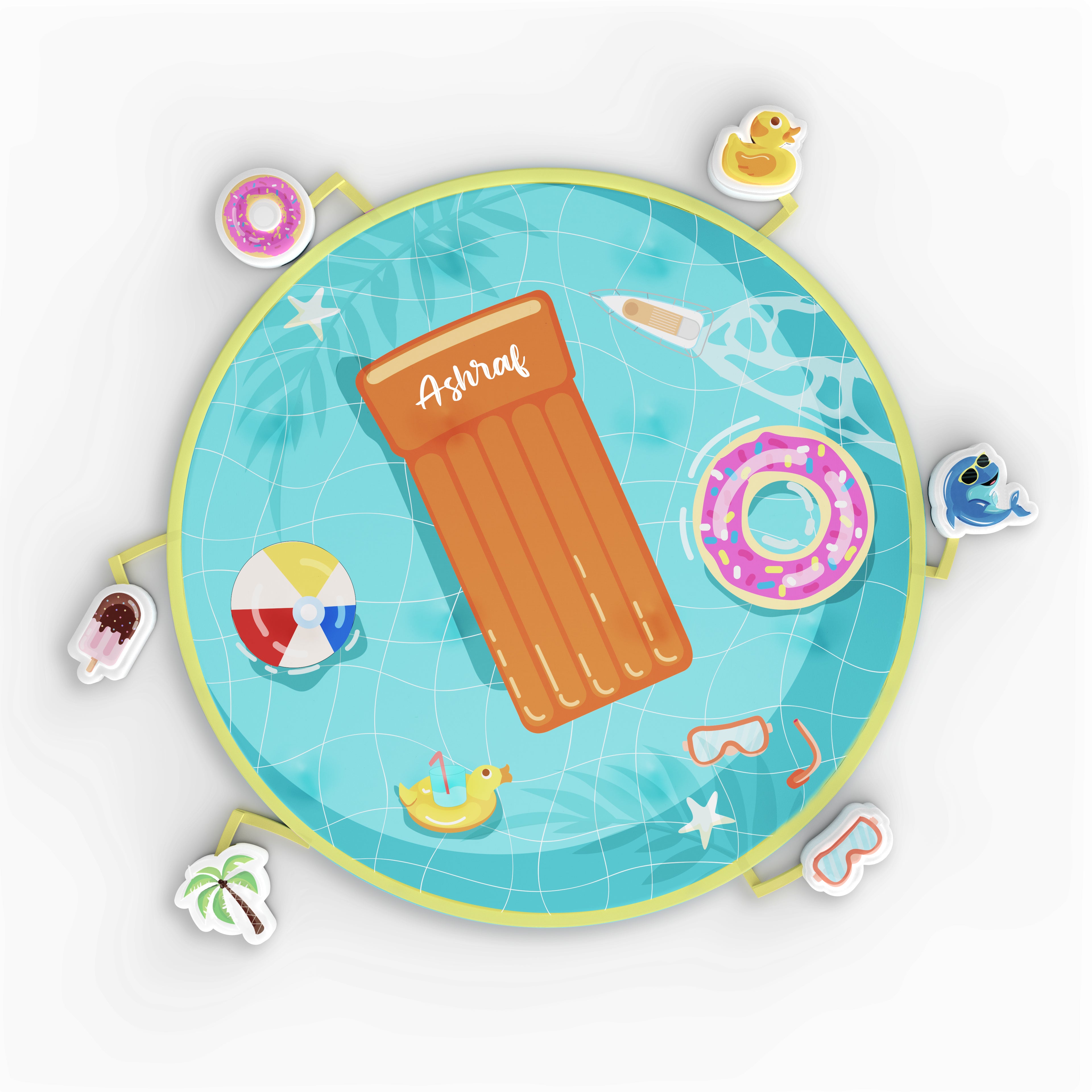 Fancy Fluff Organic Baby Play Mat - Pool