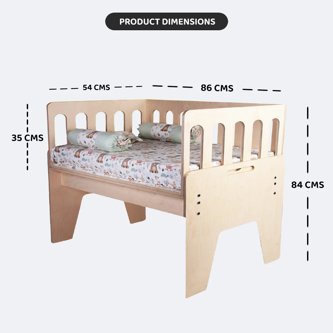 SWEN Wooden CoBed/ Cosleeping Bassinets QUINN