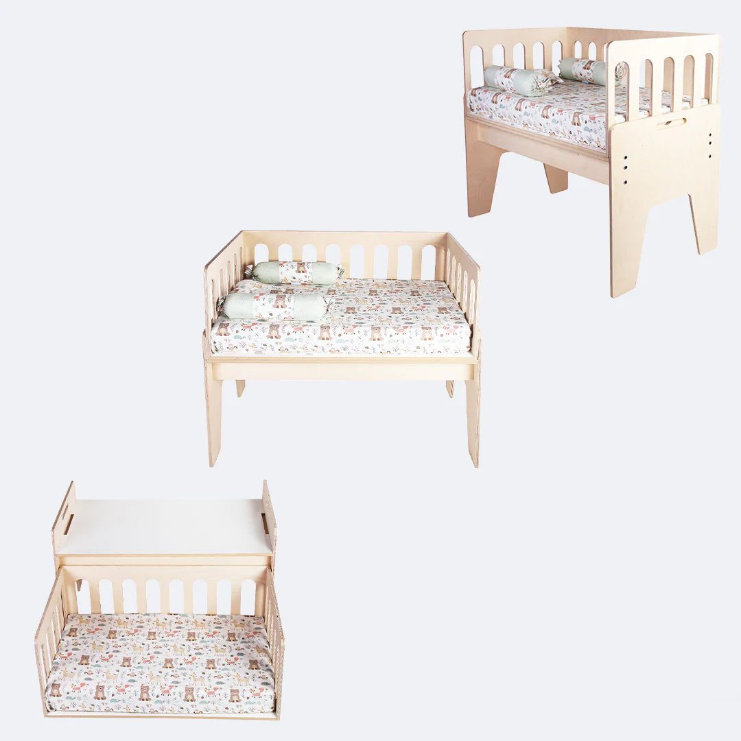 SWEN Wooden CoBed/ Cosleeping Bassinets QUINN