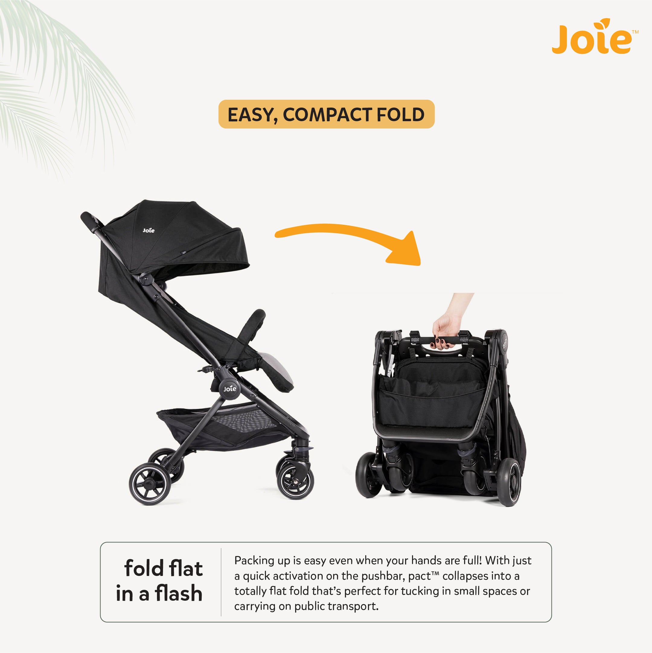 JOIE Stroller Pact Ember Birth+ to 15 kg