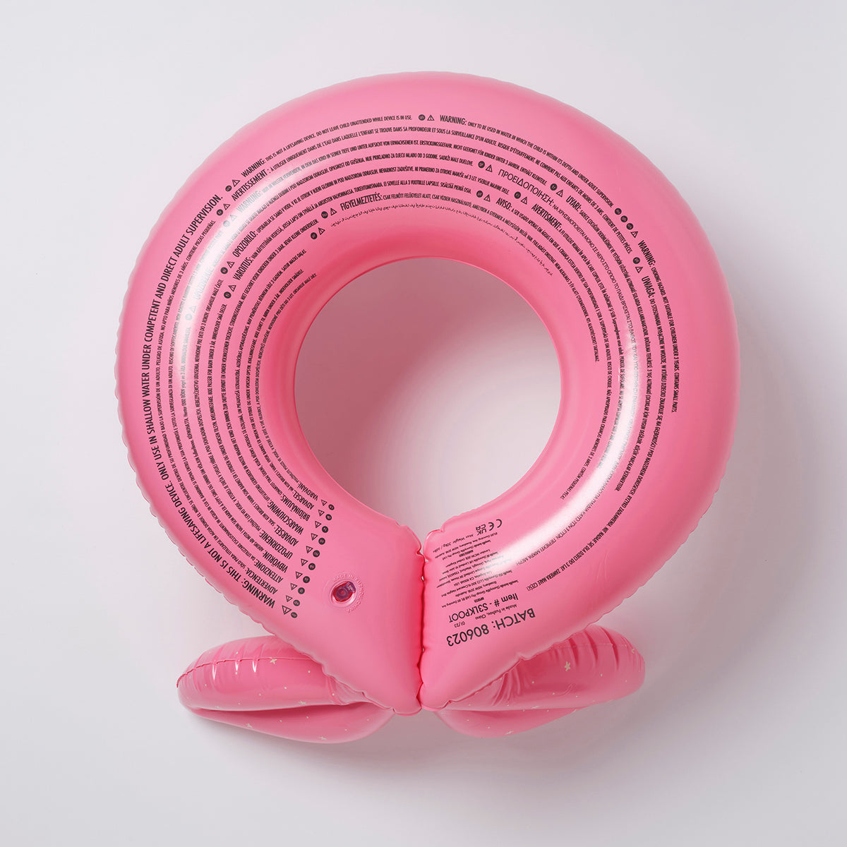SUNNYLiFE Kiddy Pool Ring Ocean Treasure Rose