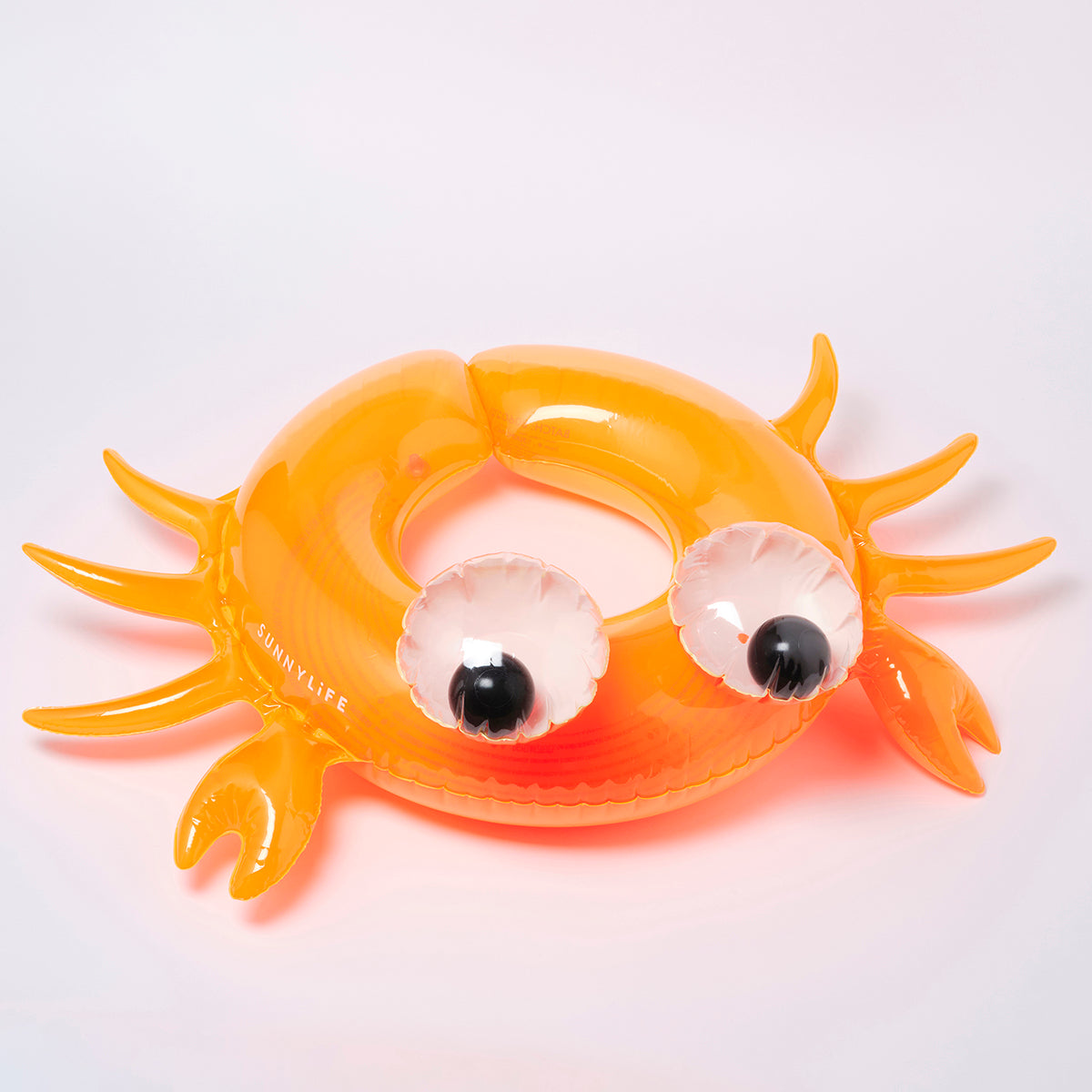 Kiddy Pool Ring Sonny The Sea Creature Neon Orange