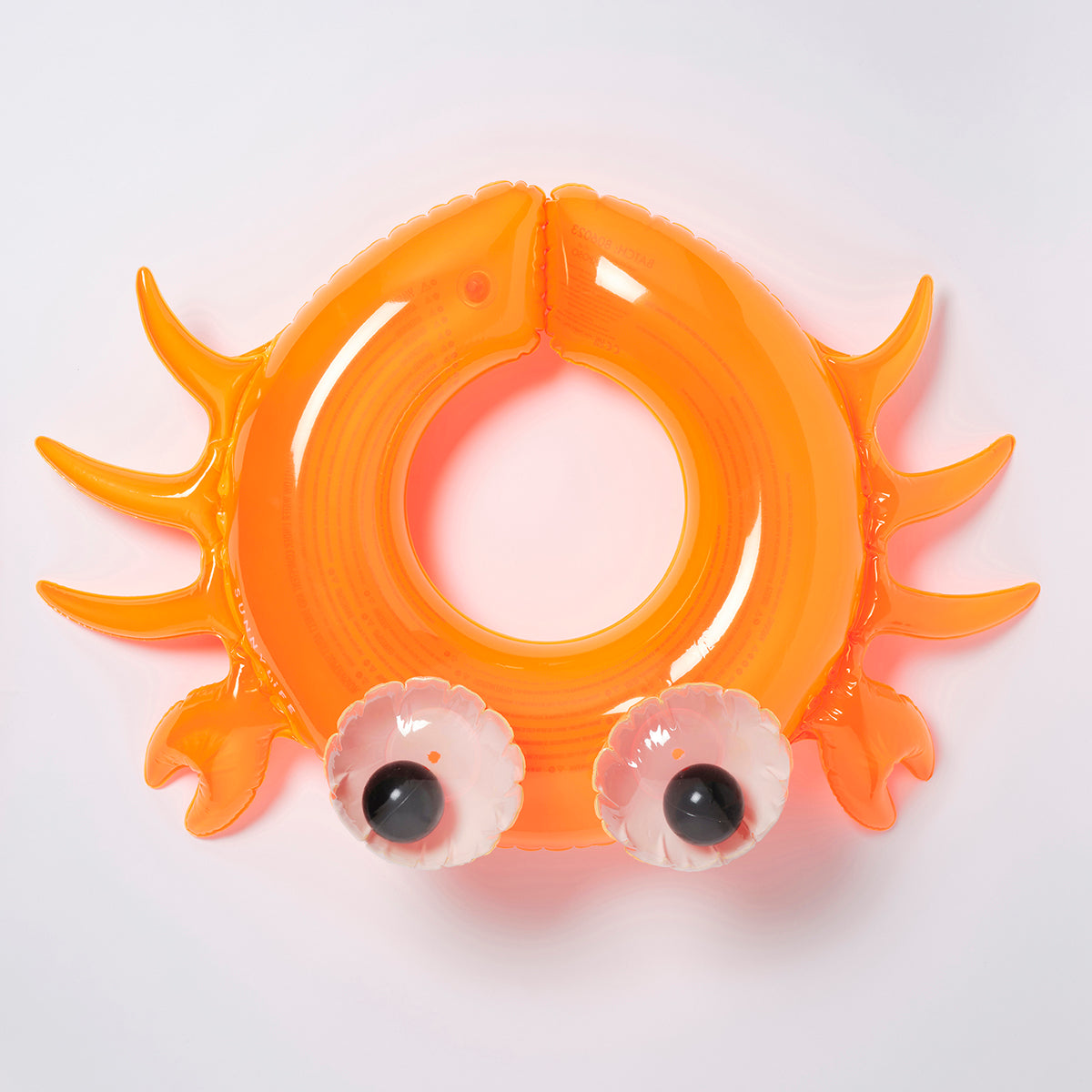 Kiddy Pool Ring Sonny The Sea Creature Neon Orange