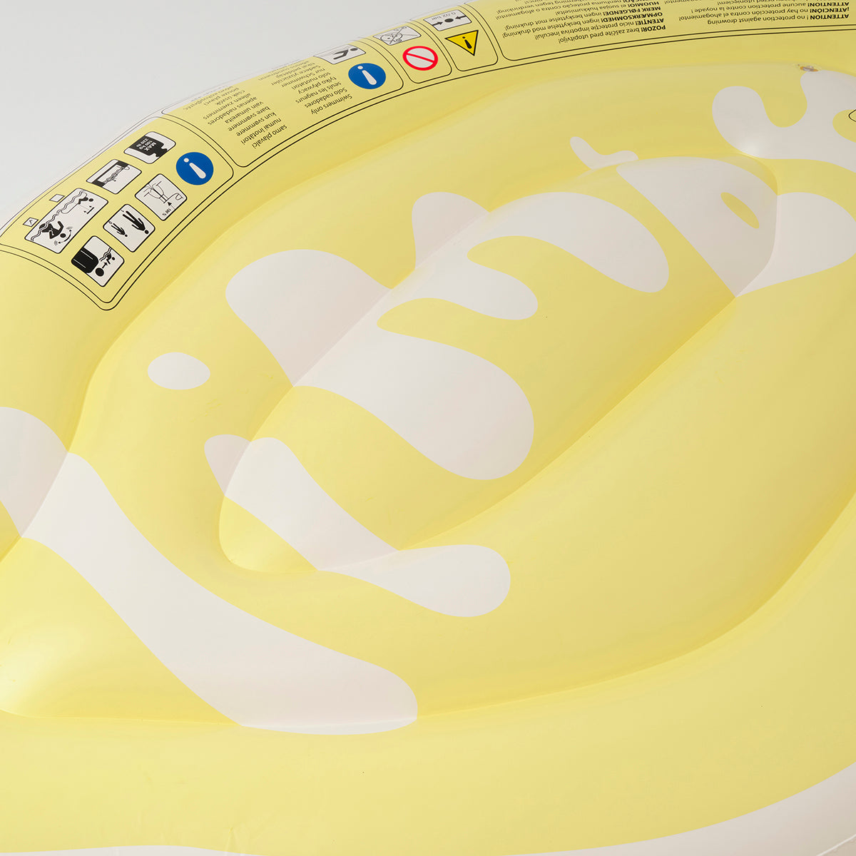 SUNNYLiFE Luxe Lie-On Float Limon Butter