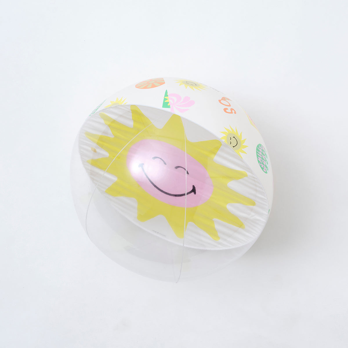 SUNNYLiFE Pool Ring & Ball Set Smiley World Sol Sea