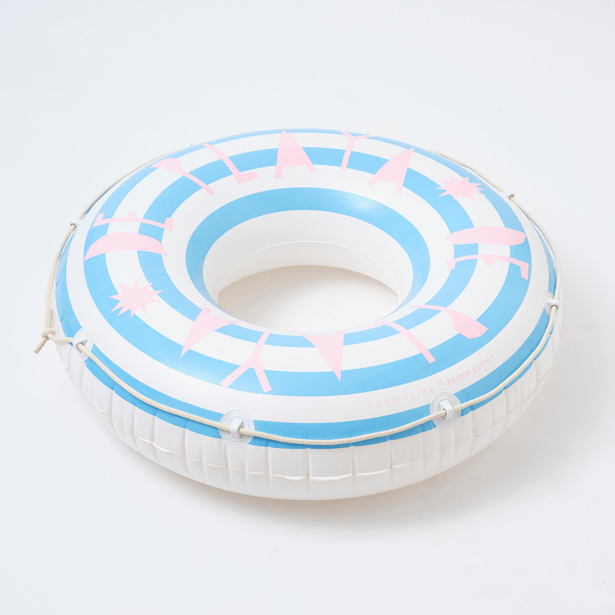 SUNNYLiFE Retro Pool Ring De Playa Stripe