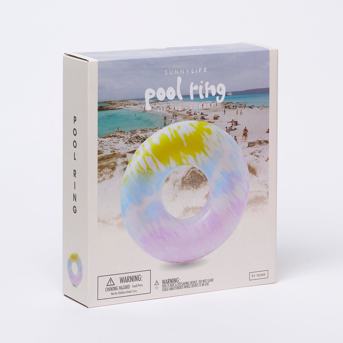 SUNNYLiFE Pool Ring Tie Dye Sorbet