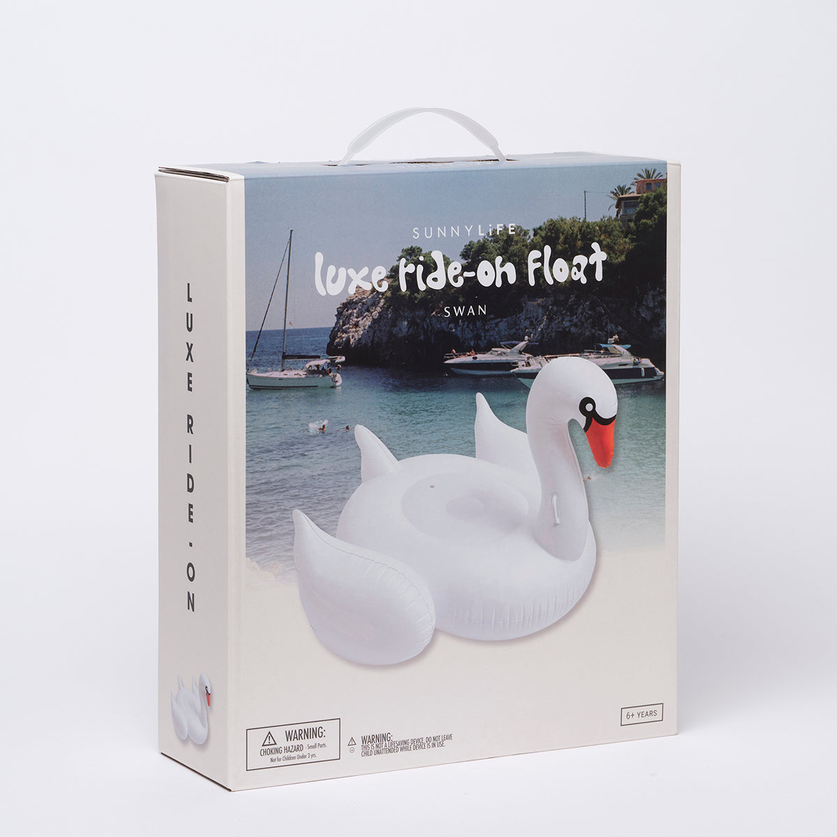 SUNNYLiFE Luxe Ride-On Float - Swan