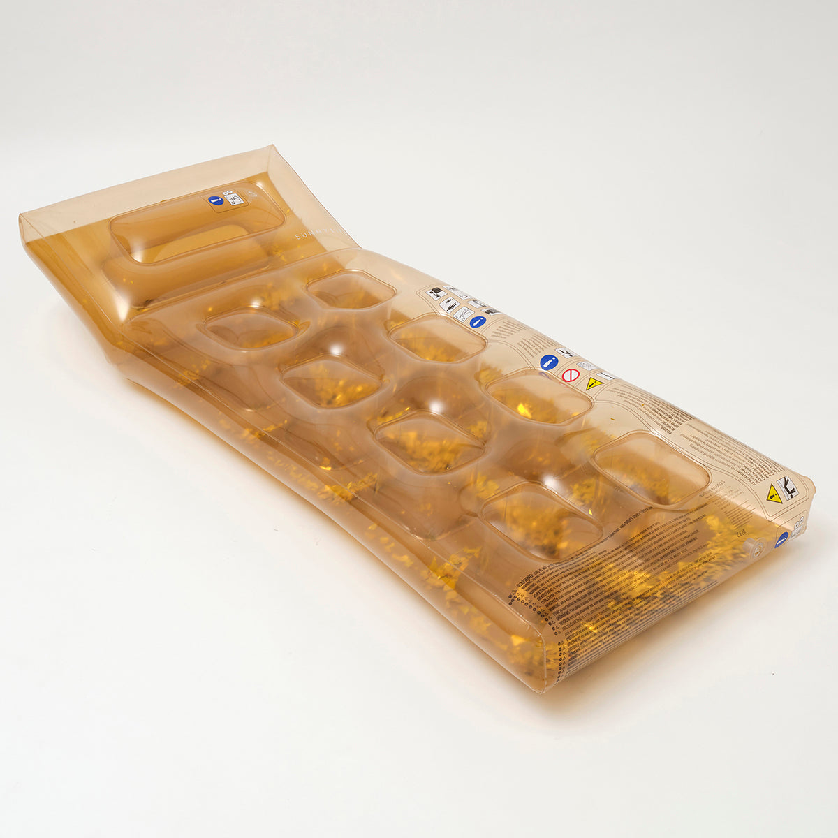 SUNNYLiFE PVC Retro Lie-On Disco Gold