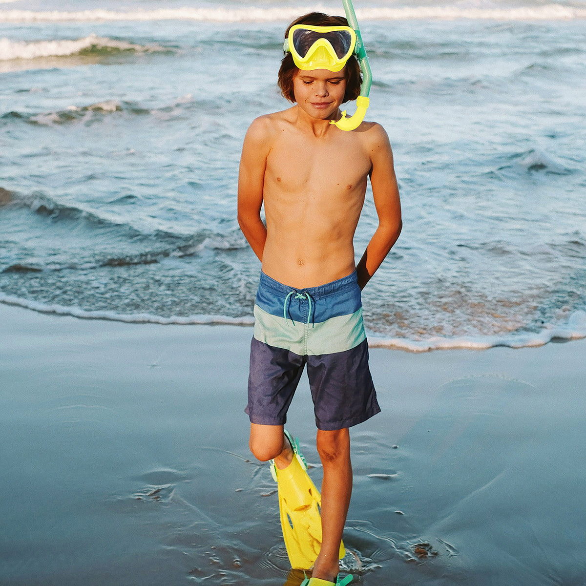 SUNNYLiFE Kids Dive Set Medium - Sea Seeker Ocean