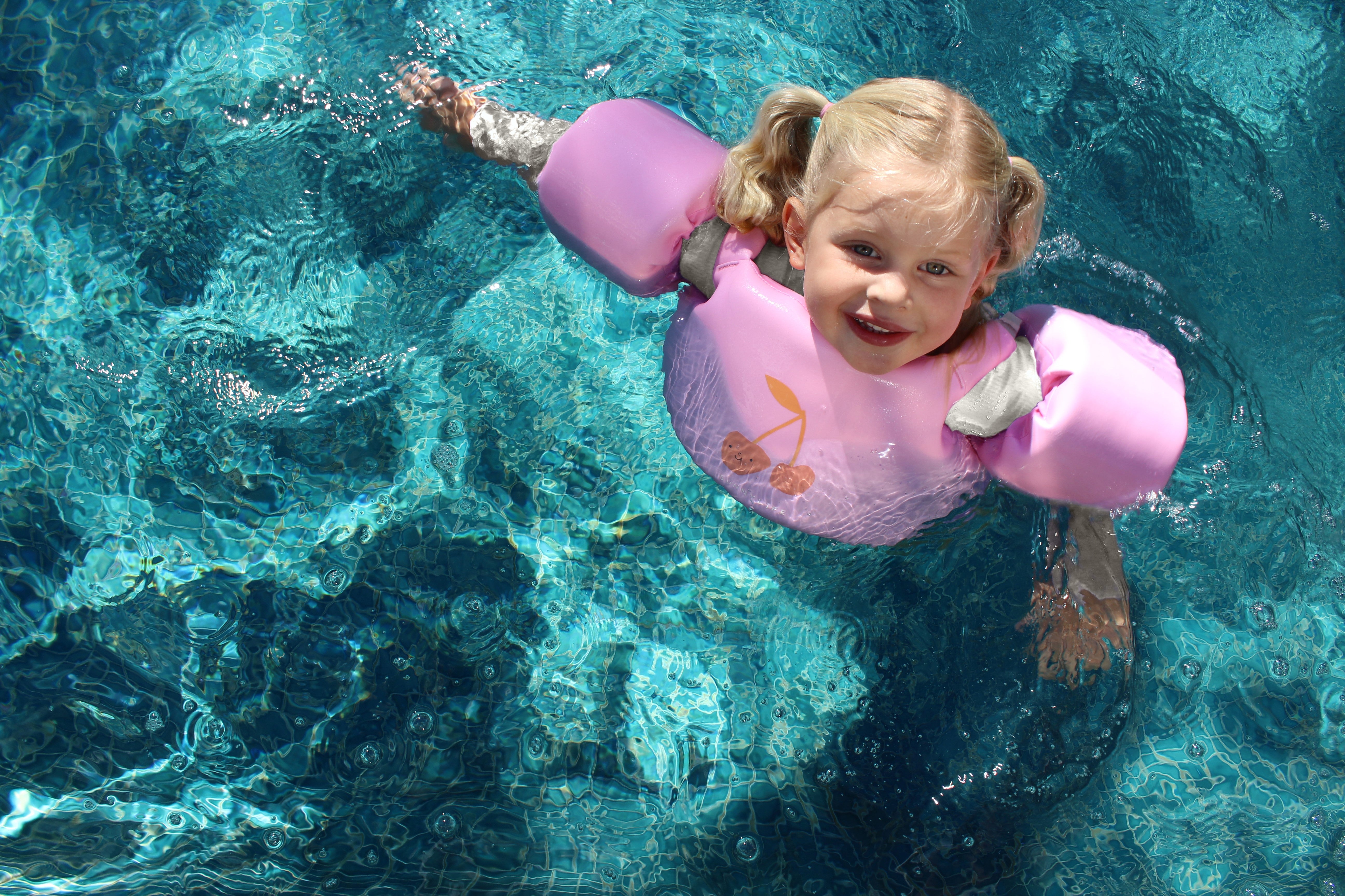 SUNNYLiFE Floatie Jacket 3-6 Cotton Candy Cherry