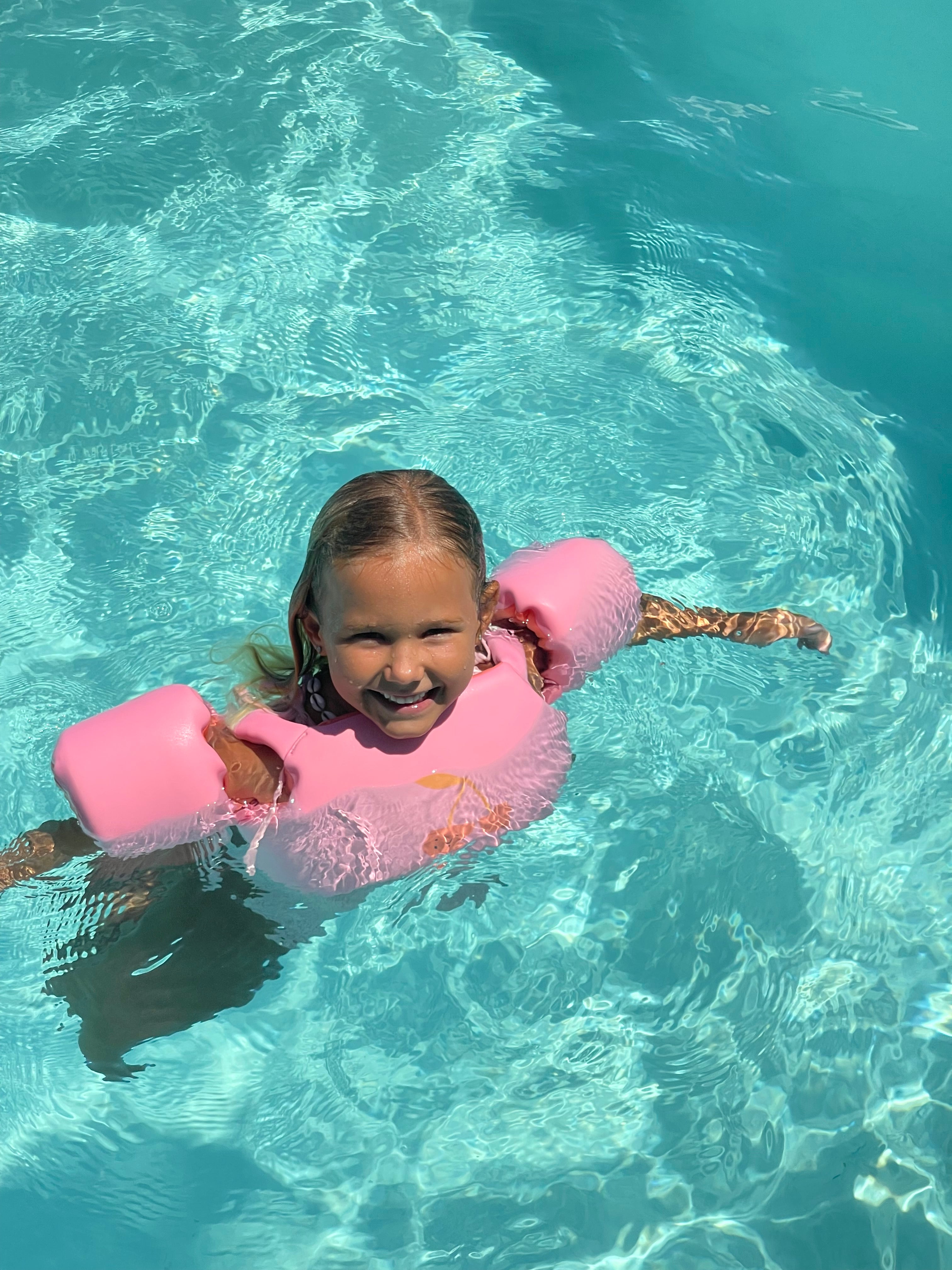 SUNNYLiFE Floatie Jacket 3-6 Cotton Candy Cherry