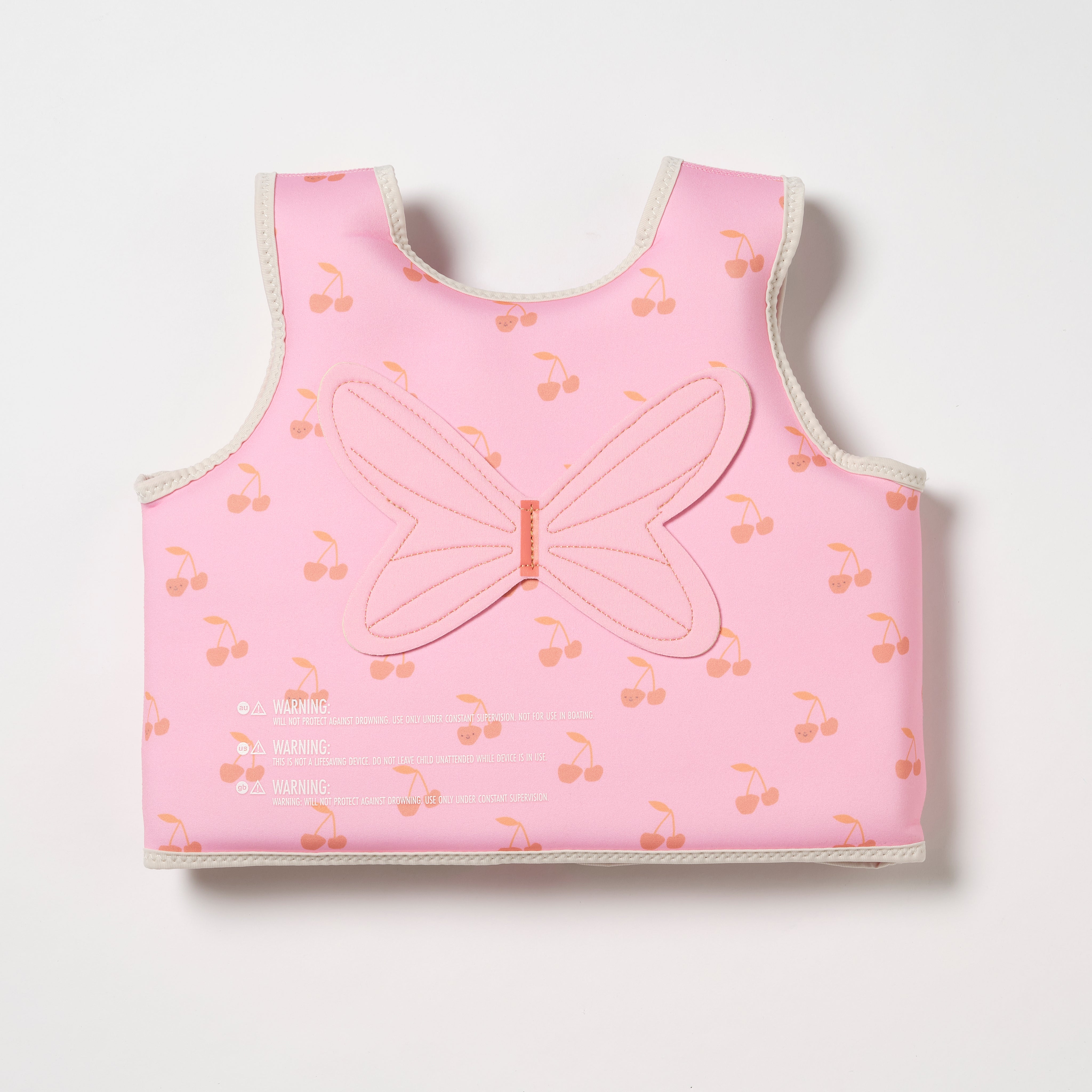 SUNNYLiFE Kids Swim Vest Cotton Candy Cherry