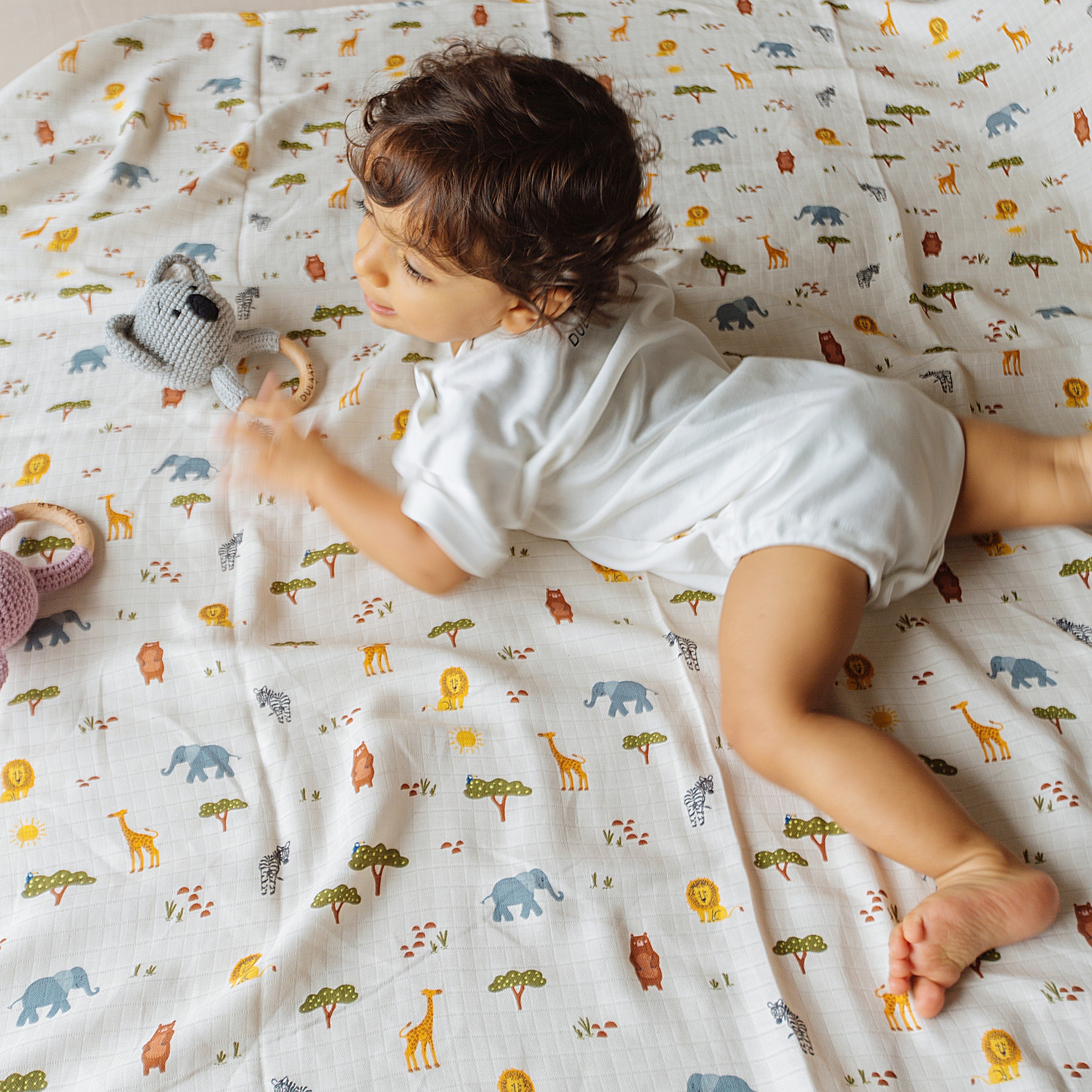 Dulaar Organic Muslin Swaddle - Squad Goals