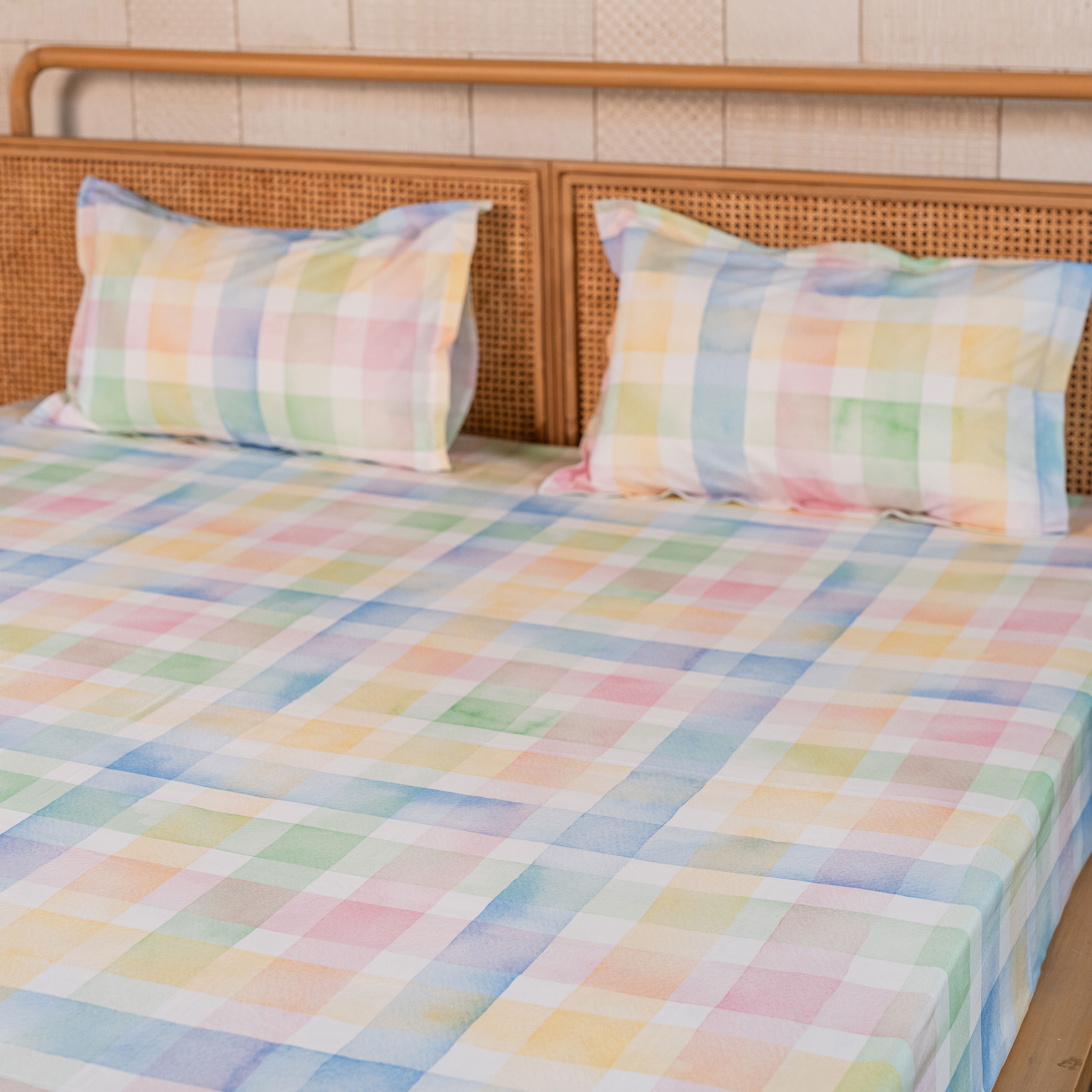 Passport To Wonderland Bed Sheet (Single/Double/King/Fitted/Crib)