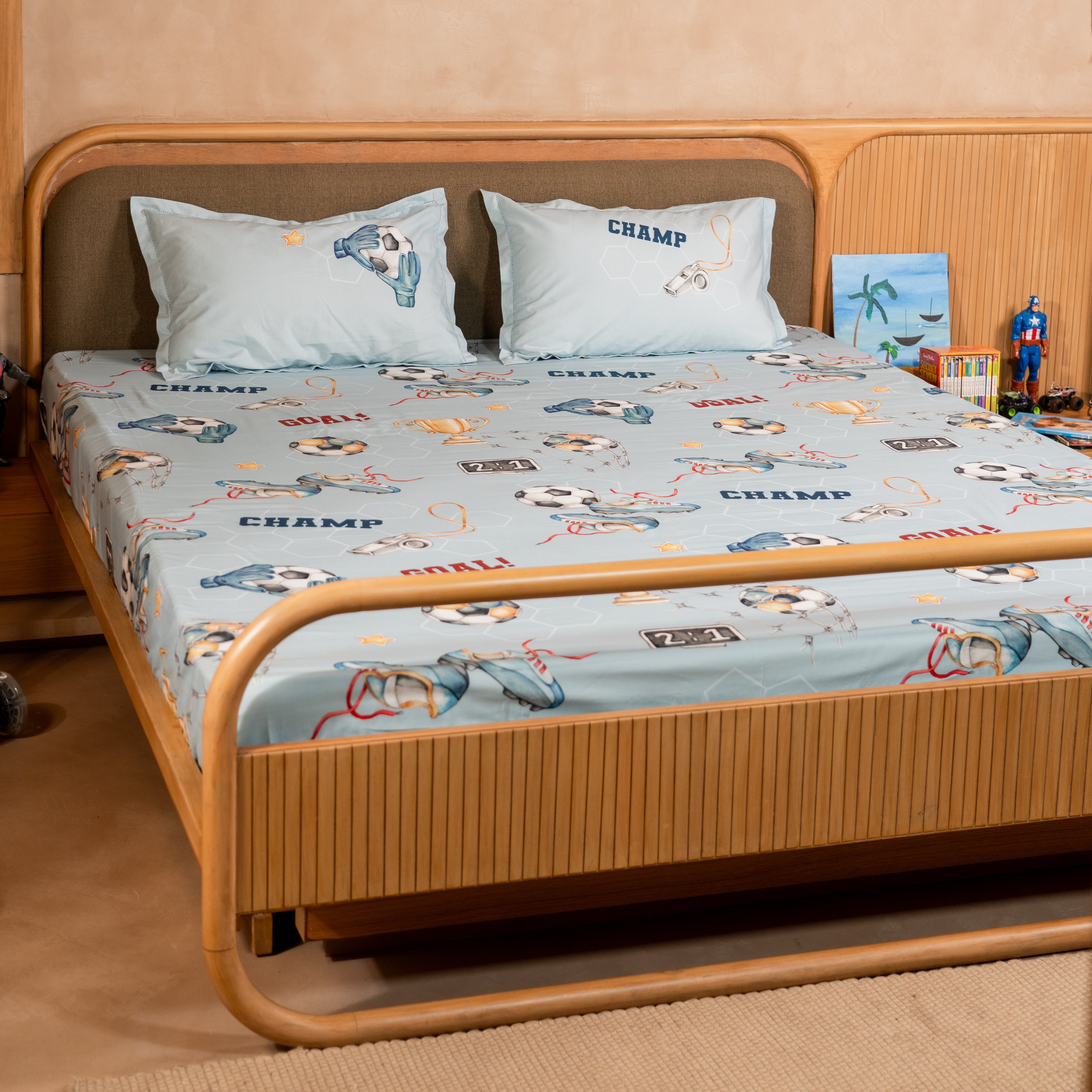 The Game Plan Bed Sheet (Single/Fitted/Crib)