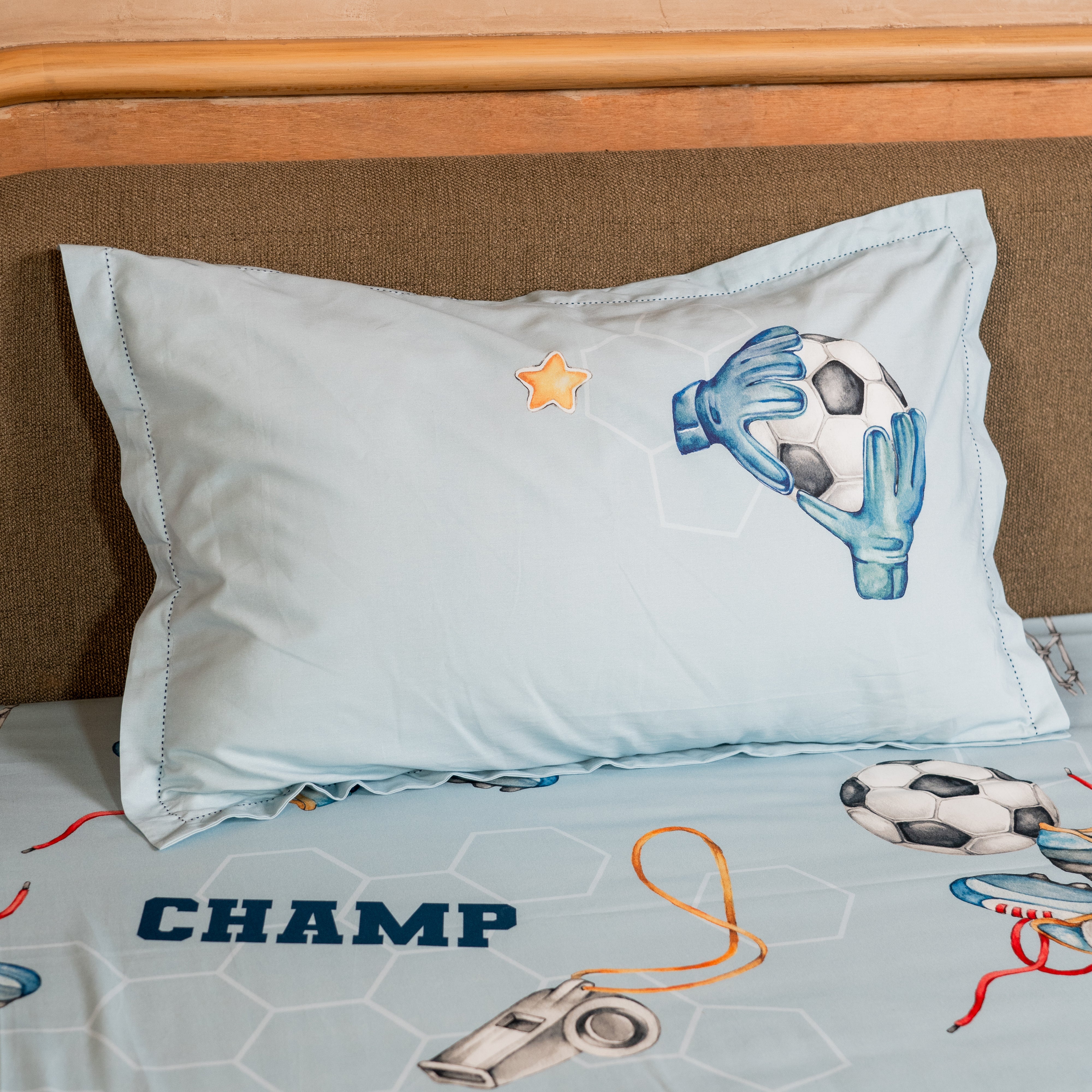 The Game Plan Bed Sheet (Single/Fitted/Crib)