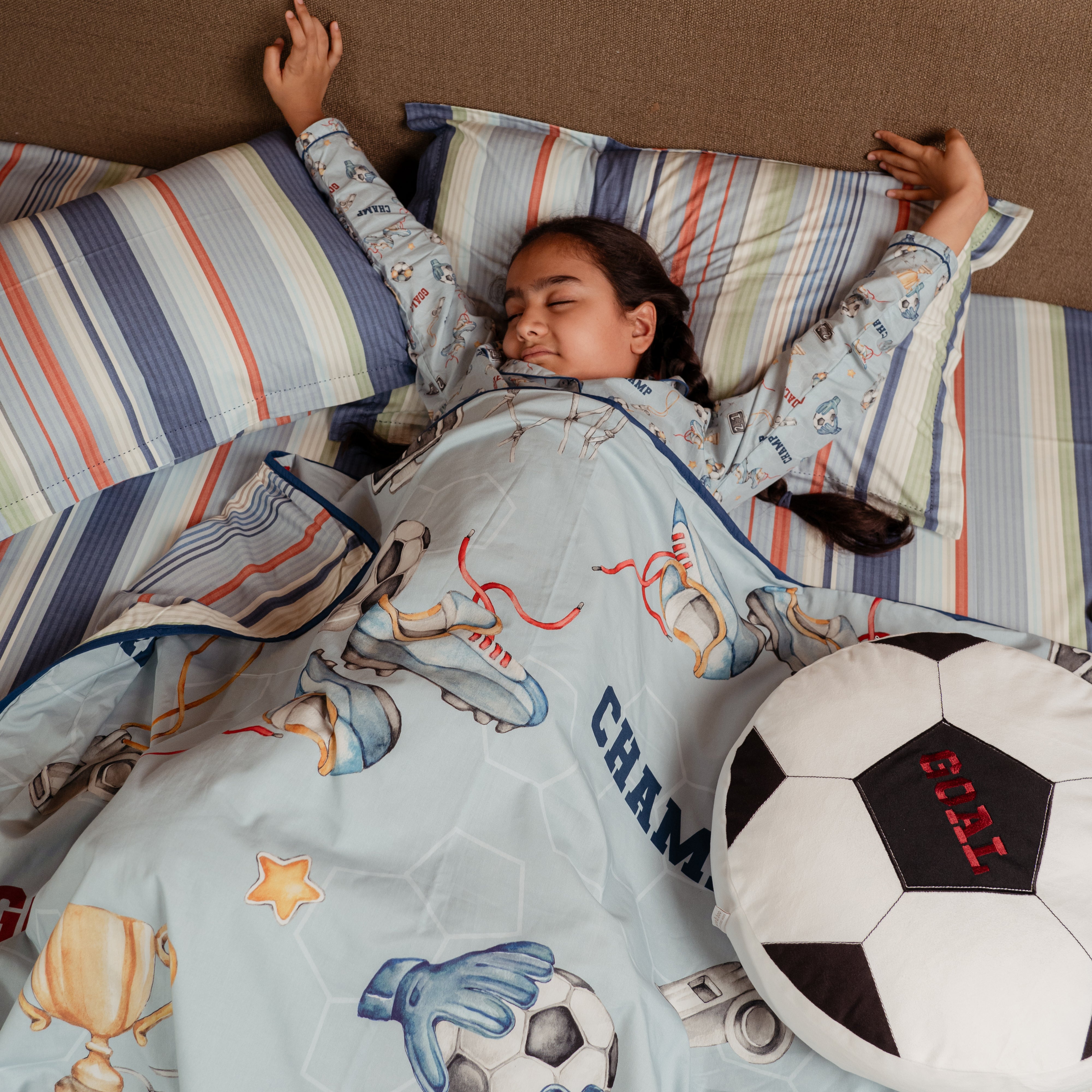 The Game Plan Reversible Blanket -Single / Double