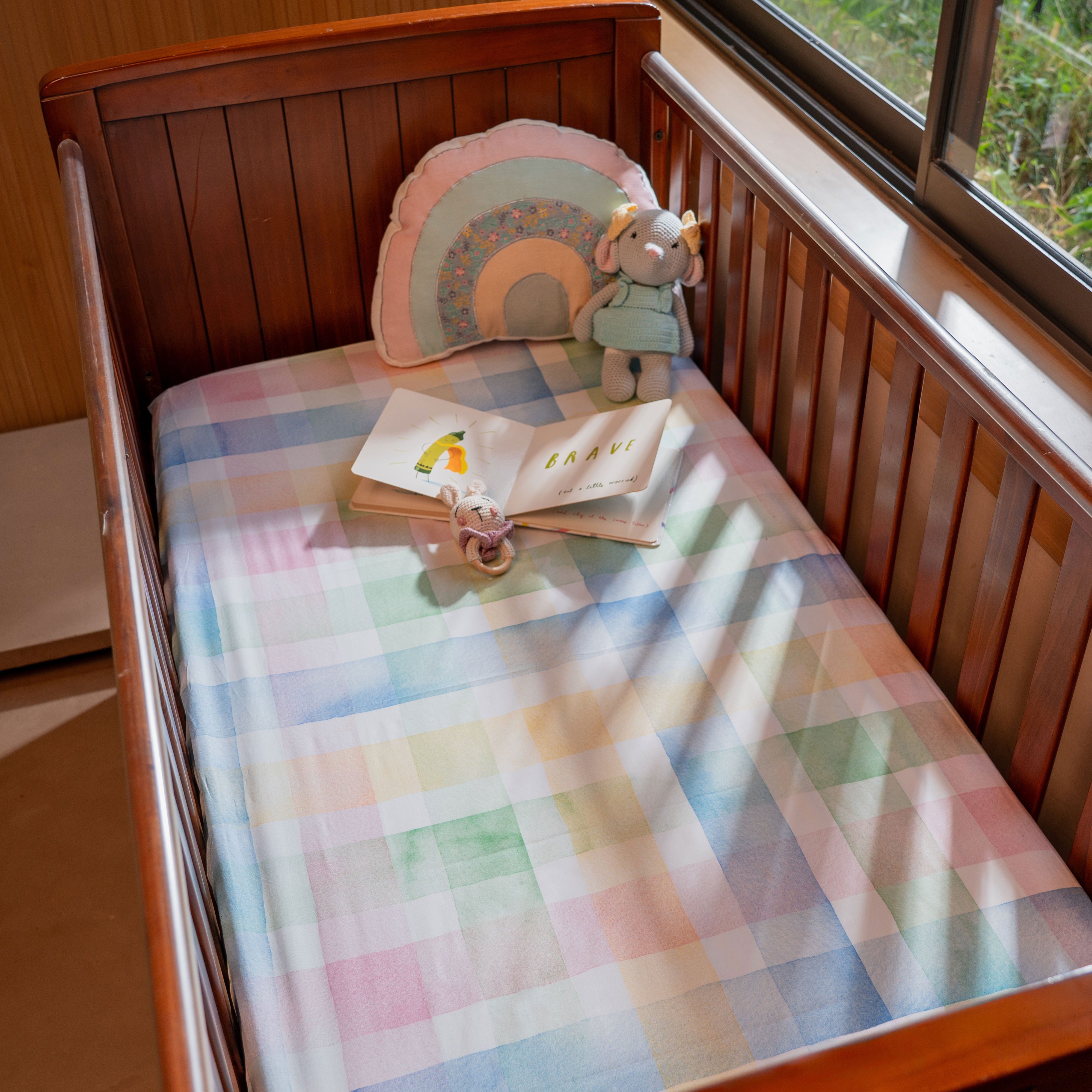 Passport To Wonderland Bed Sheet (Single/Double/King/Fitted/Crib)