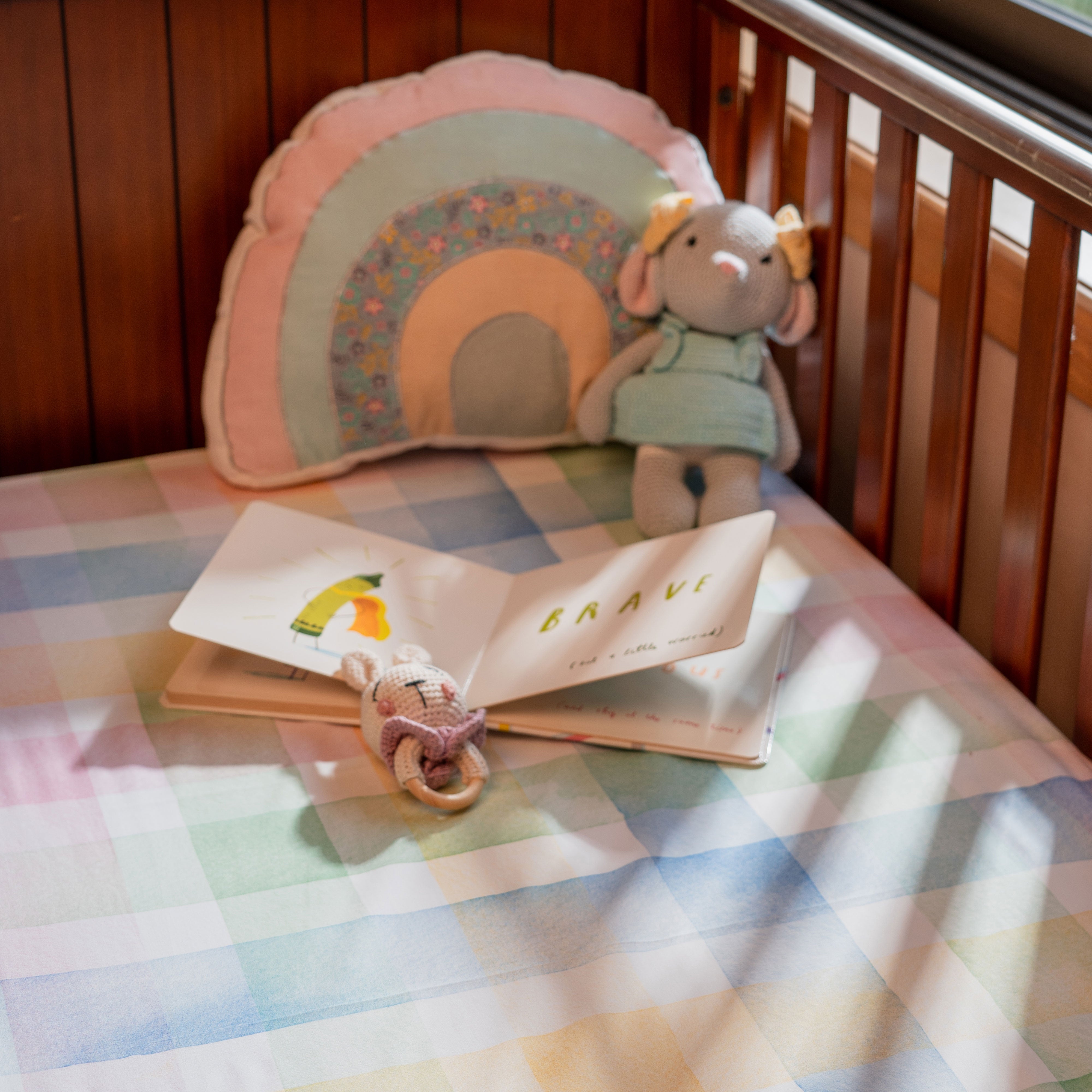 Passport To Wonderland Bed Sheet (Single/Double/King/Fitted/Crib)