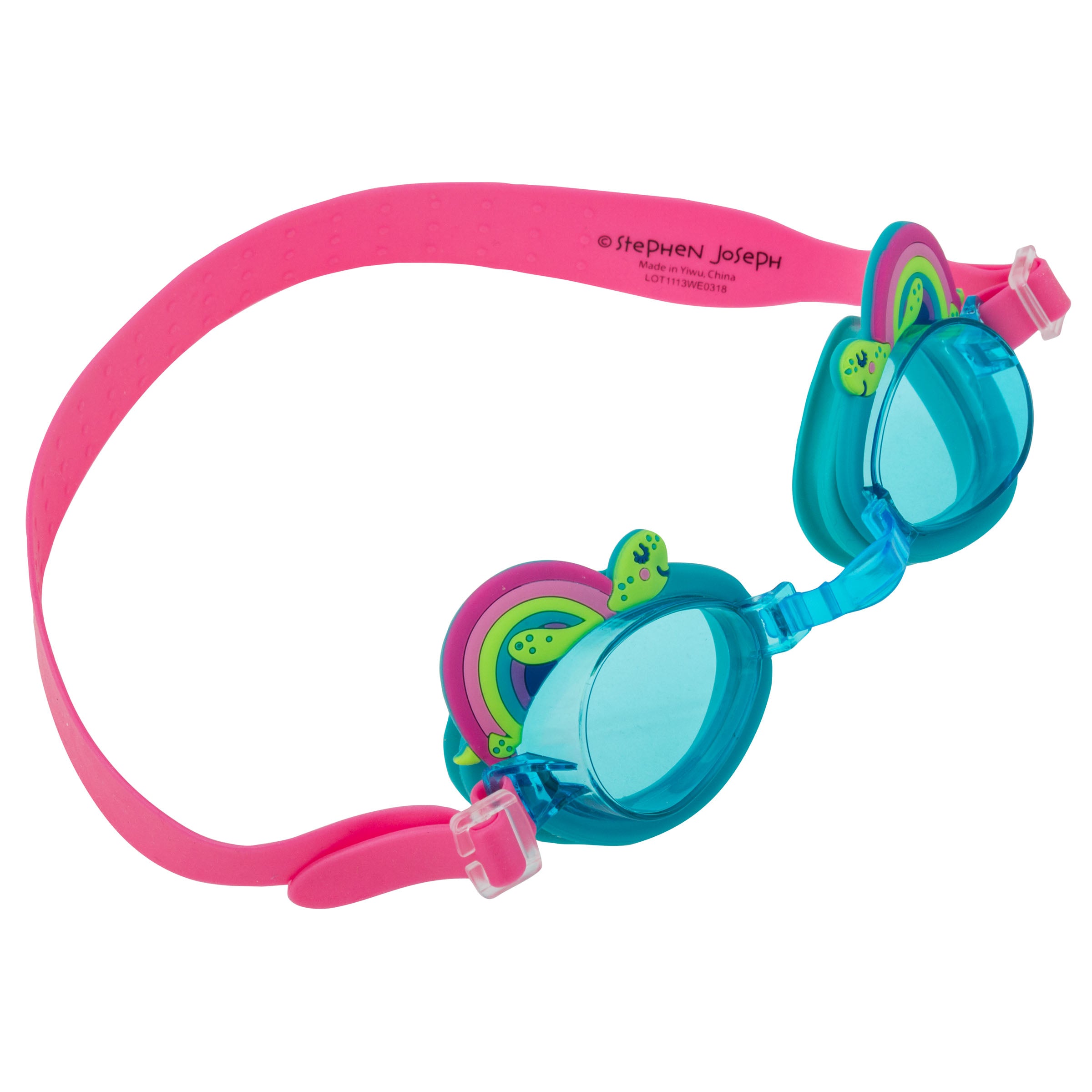 Swim Goggles Rainbow Turtle