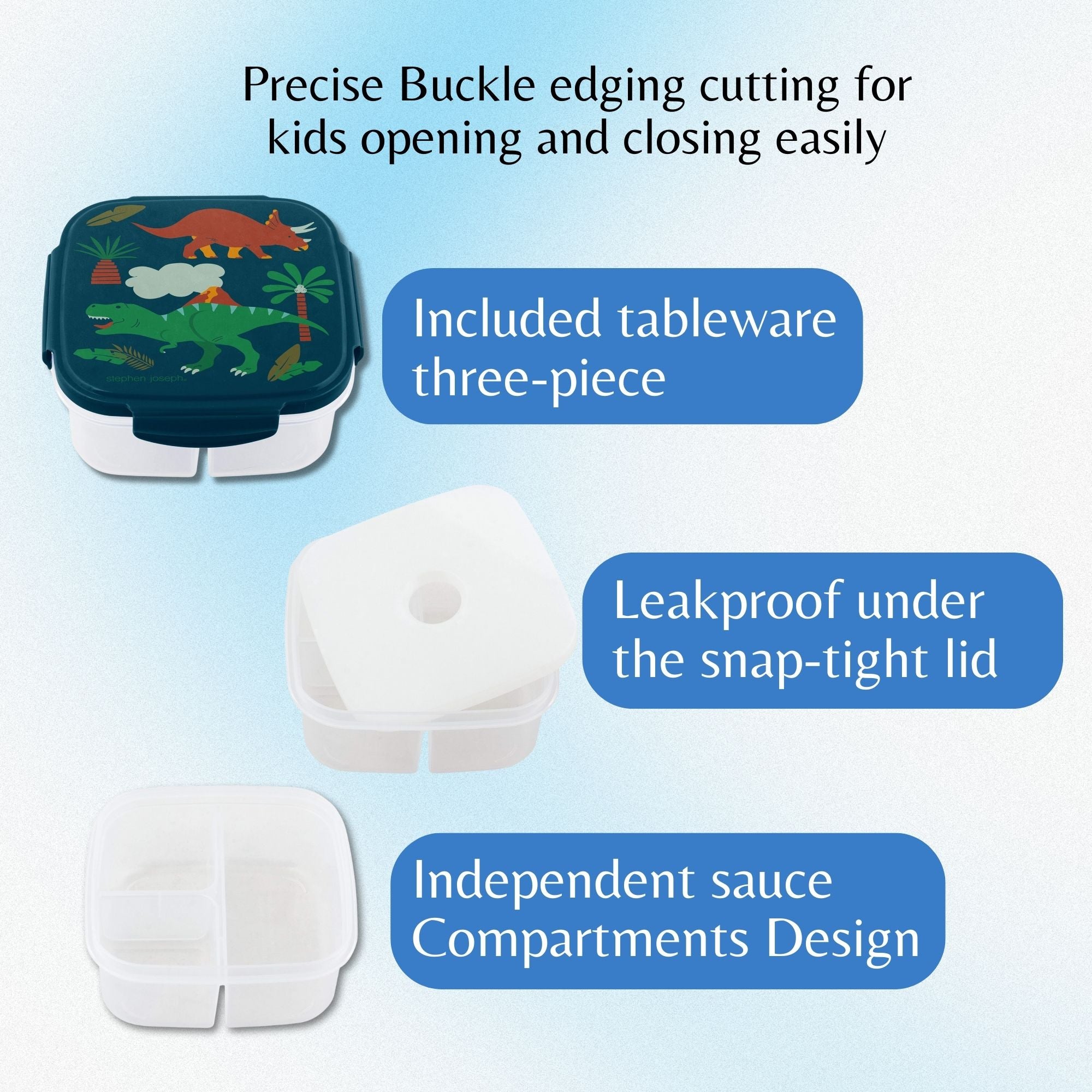 Snack Box with Ice Pack - Dino