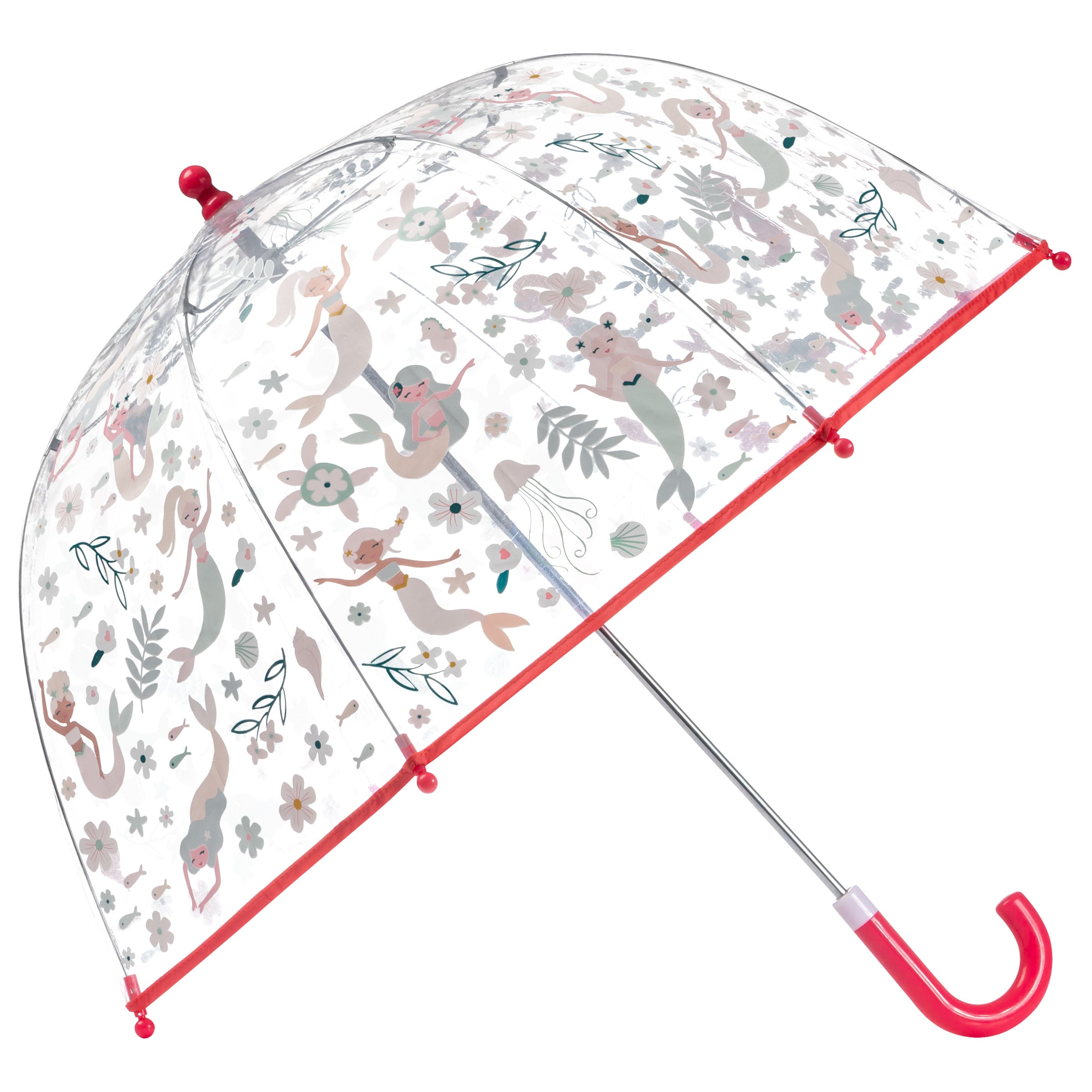 Clear Color Changing Umbrella Mermaid