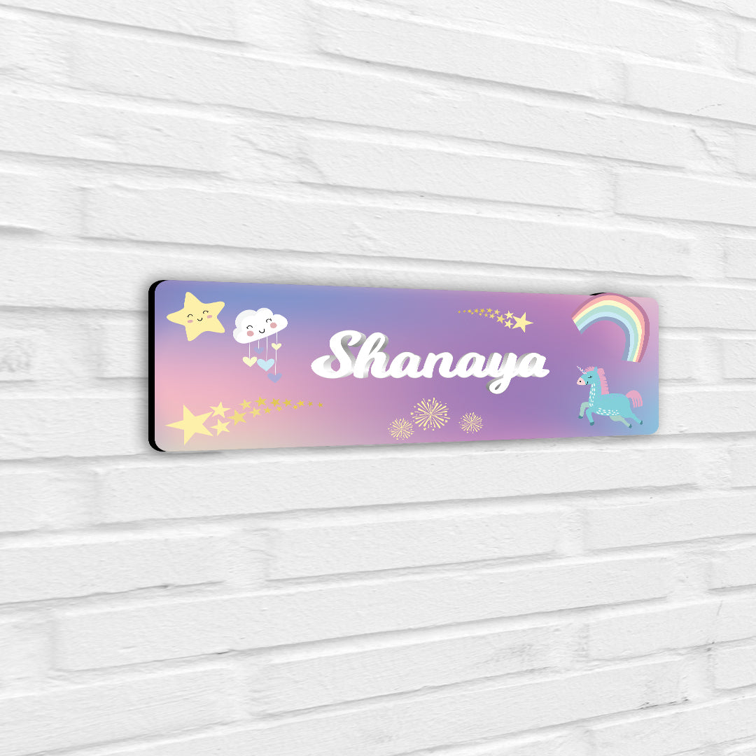 Personalised Name Plate (Petite) (kids)