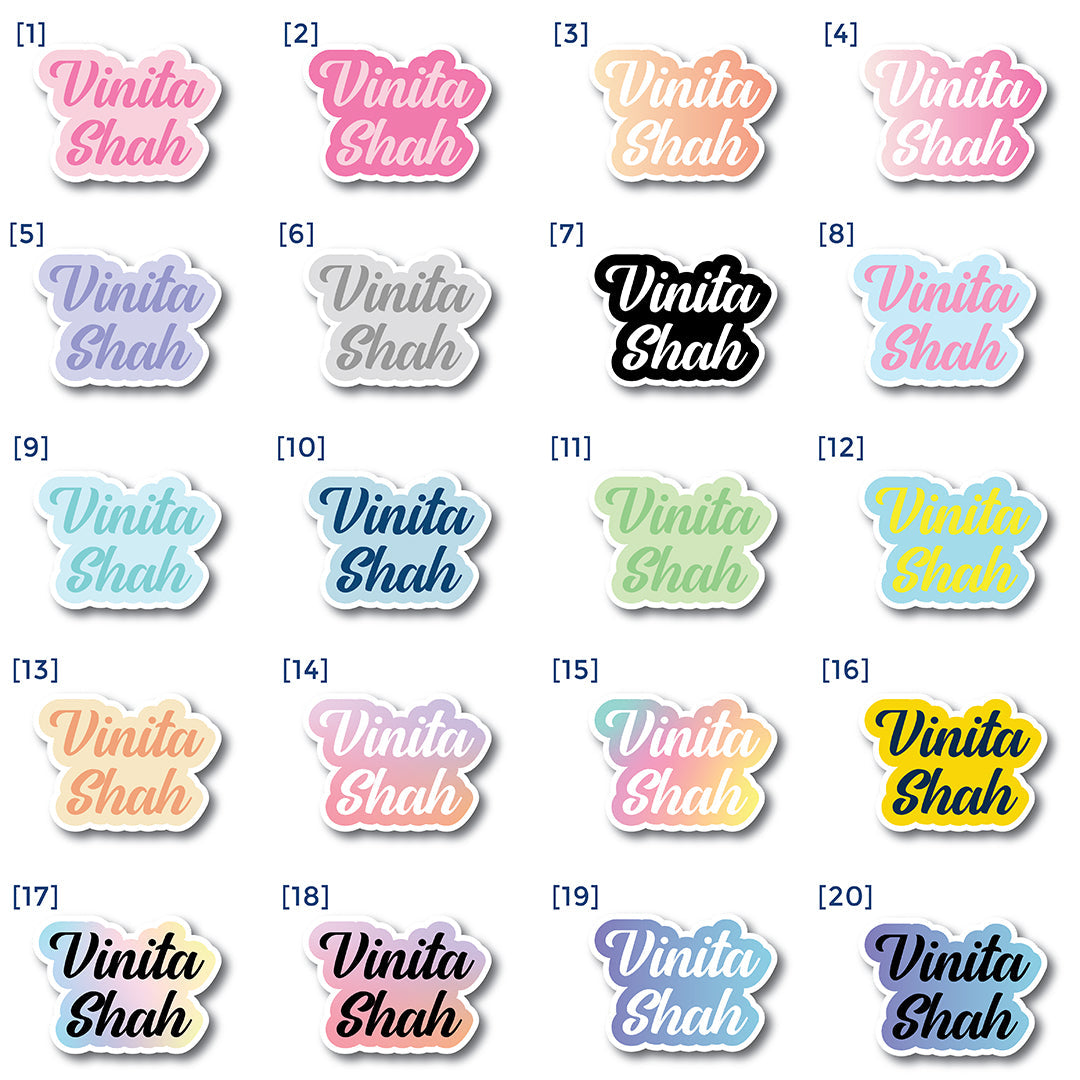 Shape Cut Sticker (kids) Set of 60