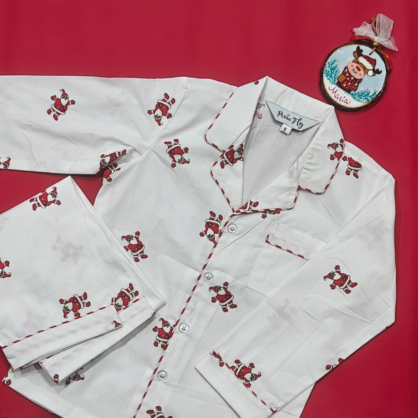 Adult Pyjama Set - (Women) -Santa Claus