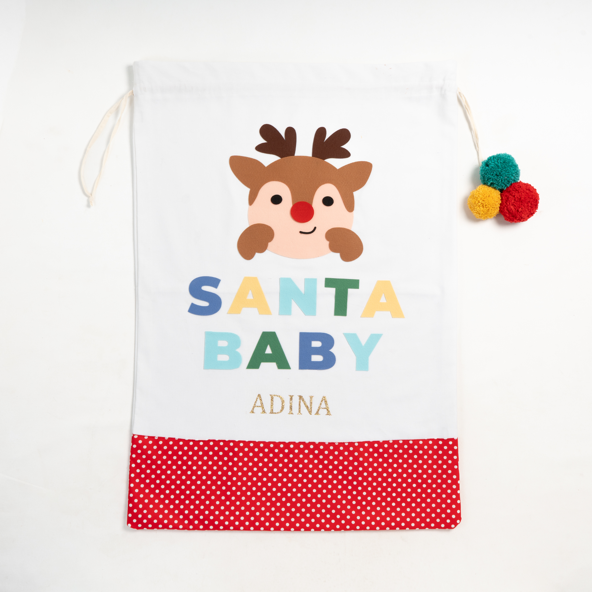 Personalised Santa Baby JUMBO Christmas Sack
