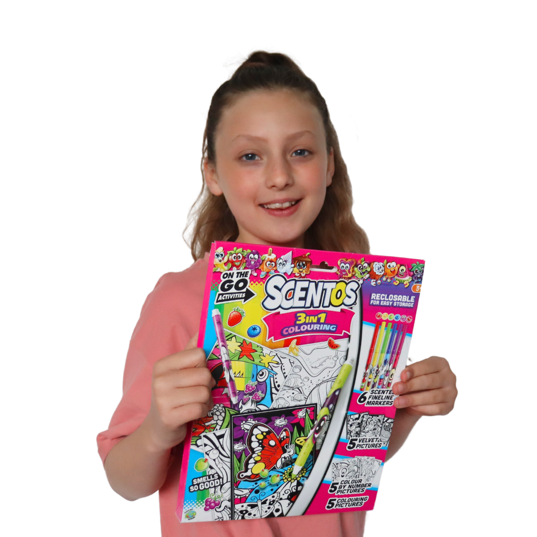 Scentos On The Go 3 In 1 Colouring