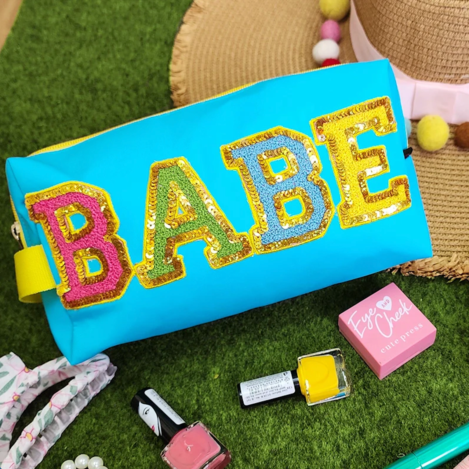 Fun Travel Kit / Pouch with Patches
