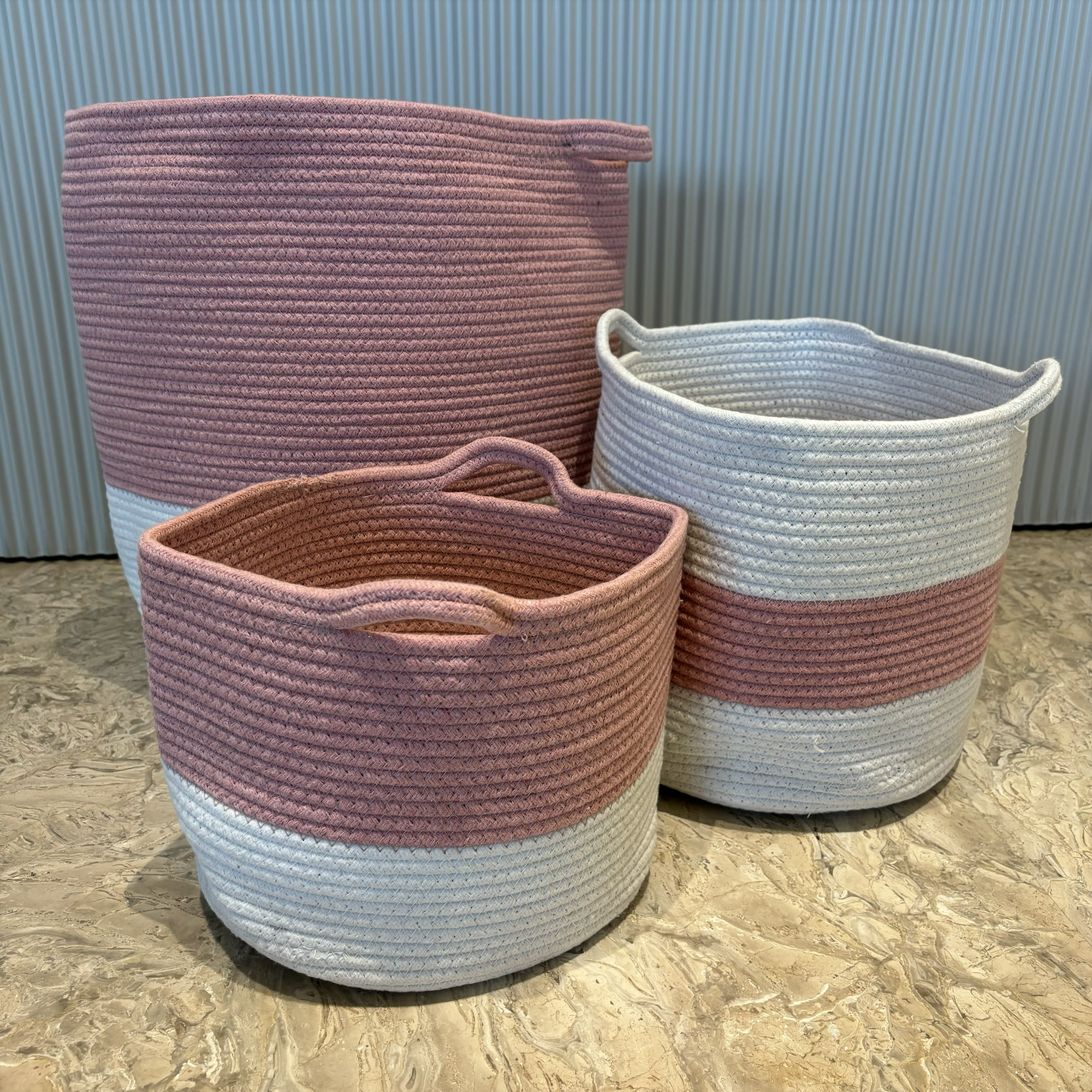 Personalised Storage Basket - Small, Pink <br> CLEARANCE SALE