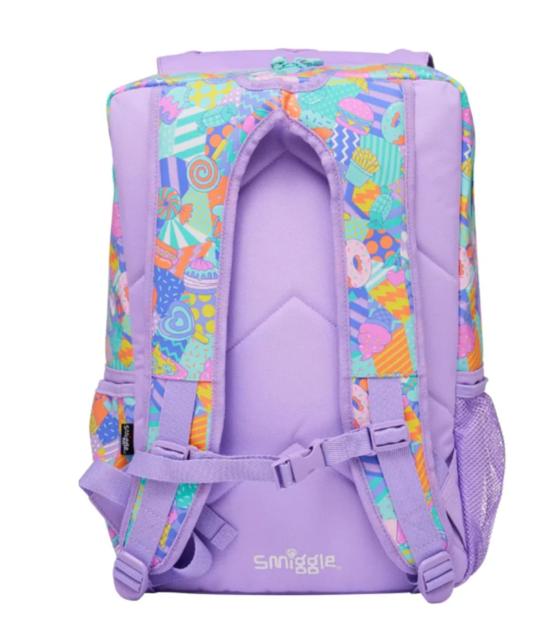 Smiggle Foldover Backpack - Lilac