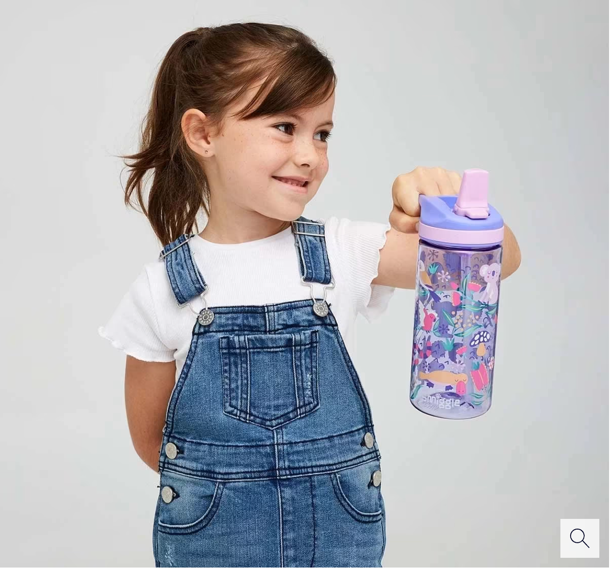 Smiggle Animalia Collection Bottles Plastic - Lilac