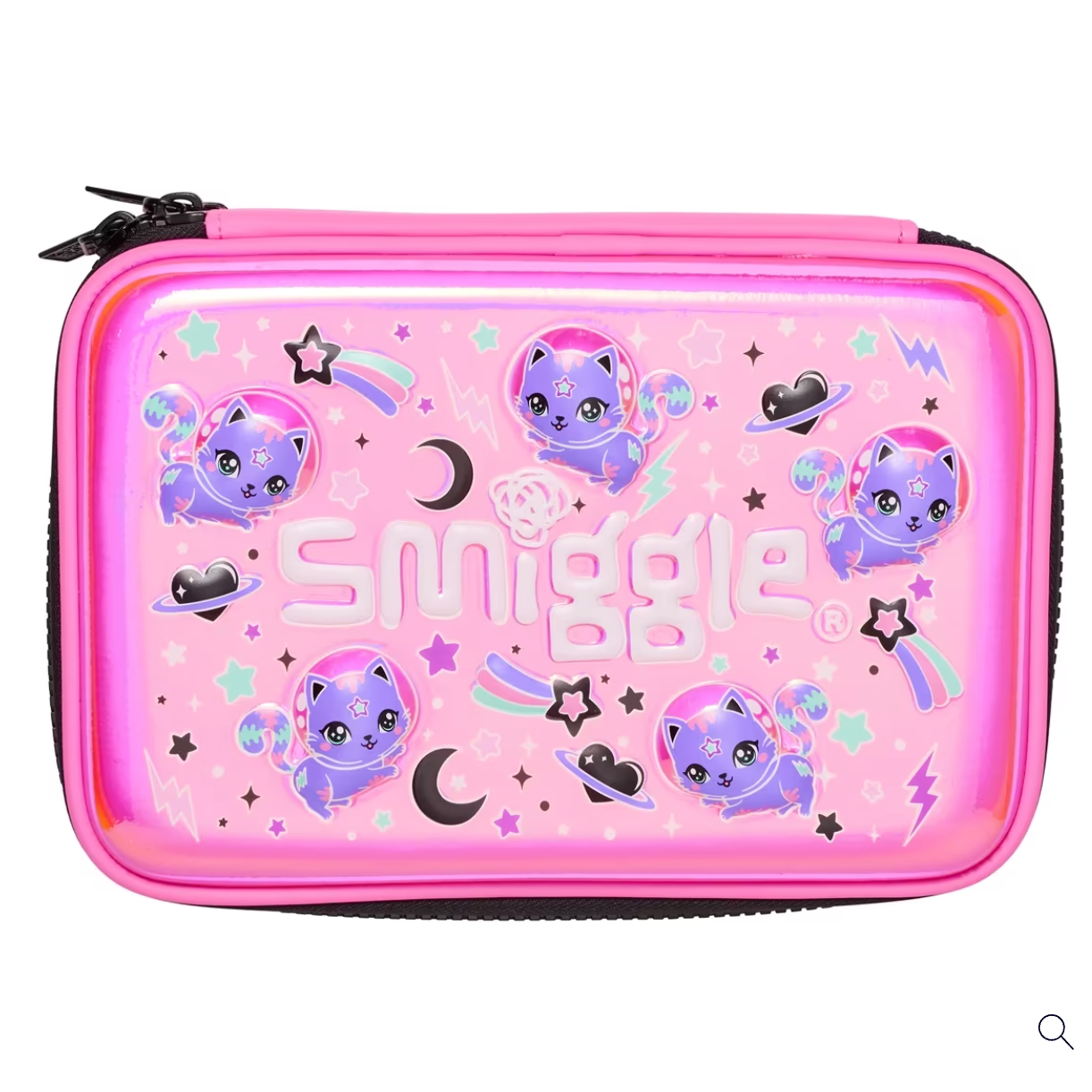 Smiggle Away Hard Top Double Up Pencil Case - Pink